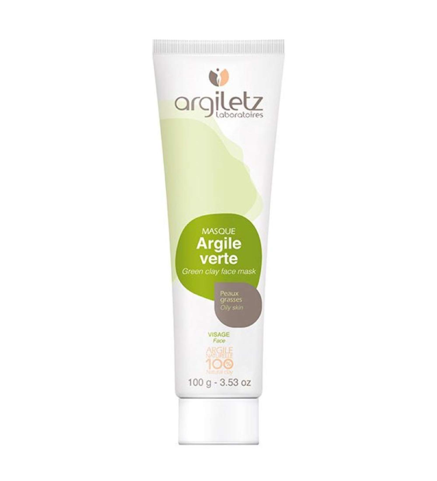 Argiletz Green Clay Face Mask for Oily Skin - 100g | 100% French Sourced & Finest Quality - Buy Online on GoSupps.com