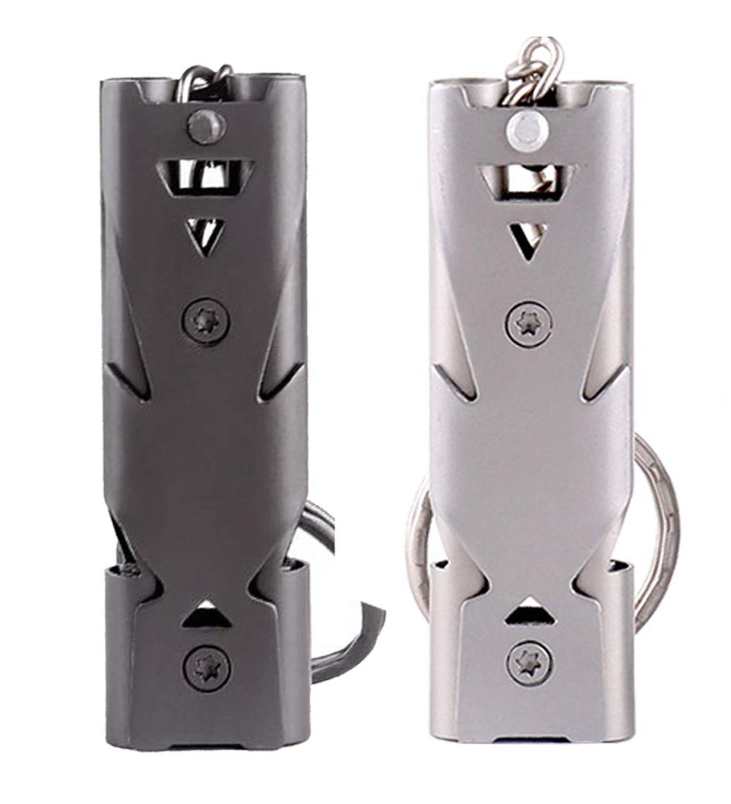 Shop Wanyig 2-Piece Emergency Signal Whistle - 150dB Survival Pipe with Keychain | Ideal for Sports & Emergencies | Fast International Shipping - Buy Online on GoSupps.com