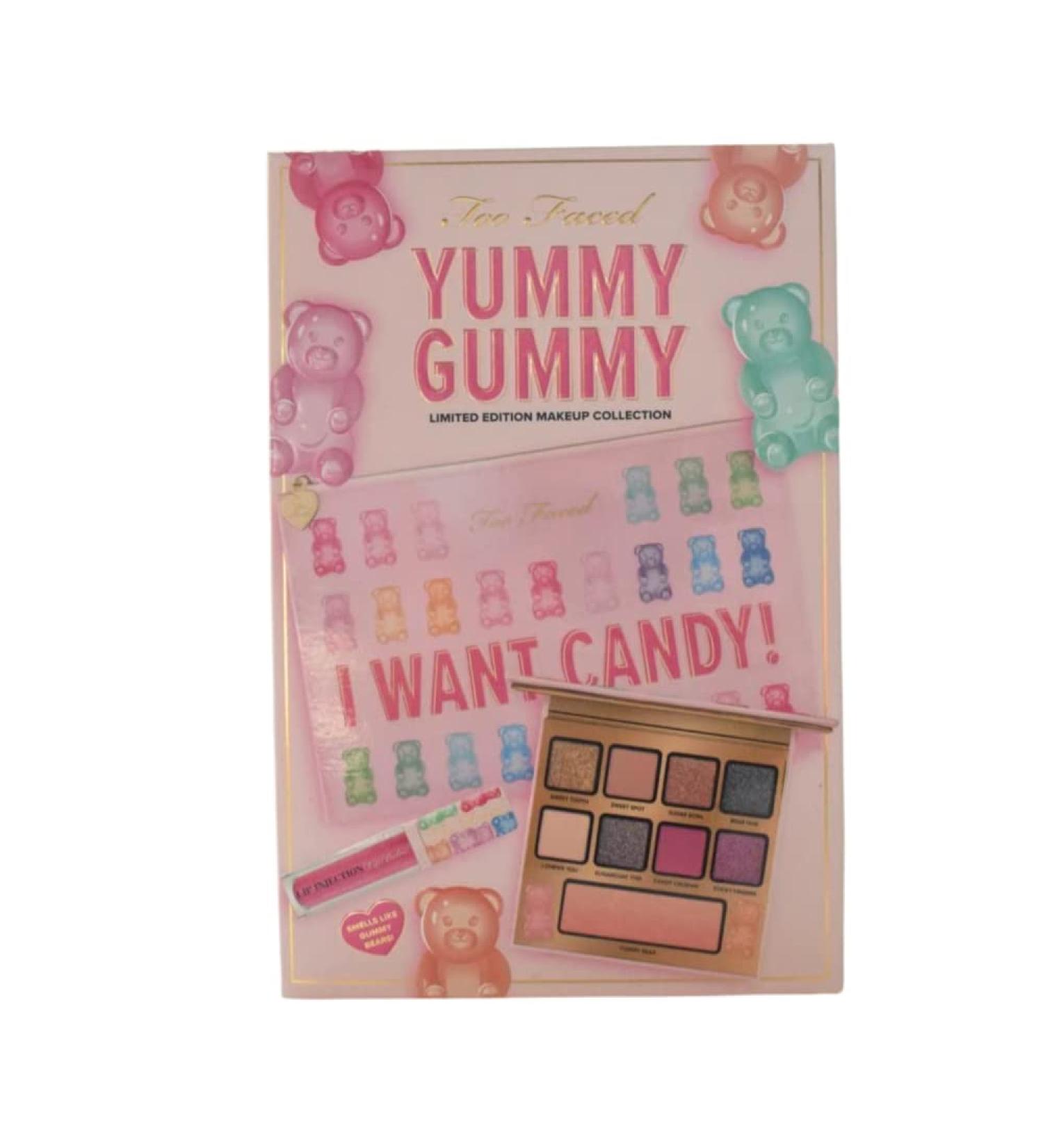 Too Faced Yummy Gummy Makeup Set - Face and Eye Palette with Lip Injection Lip Balm - Buy Online on GoSupps.com