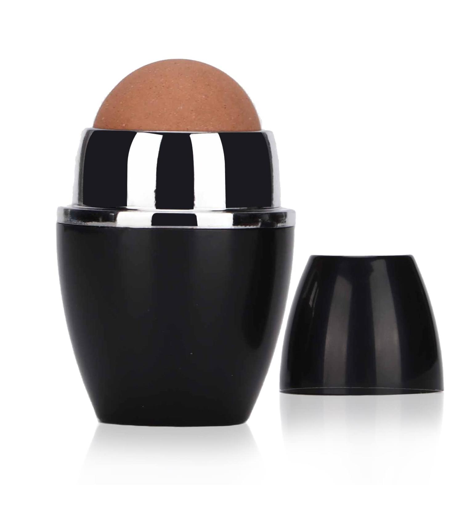 Oil Control Roller - Portable Facial Cleansing & Pore Massage Ball for Oil Absorption & Skin Care (Black) - Buy Online on GoSupps.com