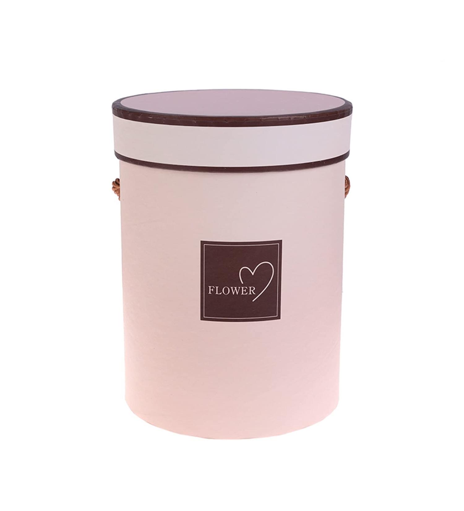 Candy Box 165 * 120mm Round Flower Paper Boxes Lid Hug Bucket Florist Gift Packaging Box Gift Candy Bar Boxes Party Wedding Supply (Color : Red 165x120mm) (Size : Light Pink 180x135mm) - Buy Online on GoSupps.com