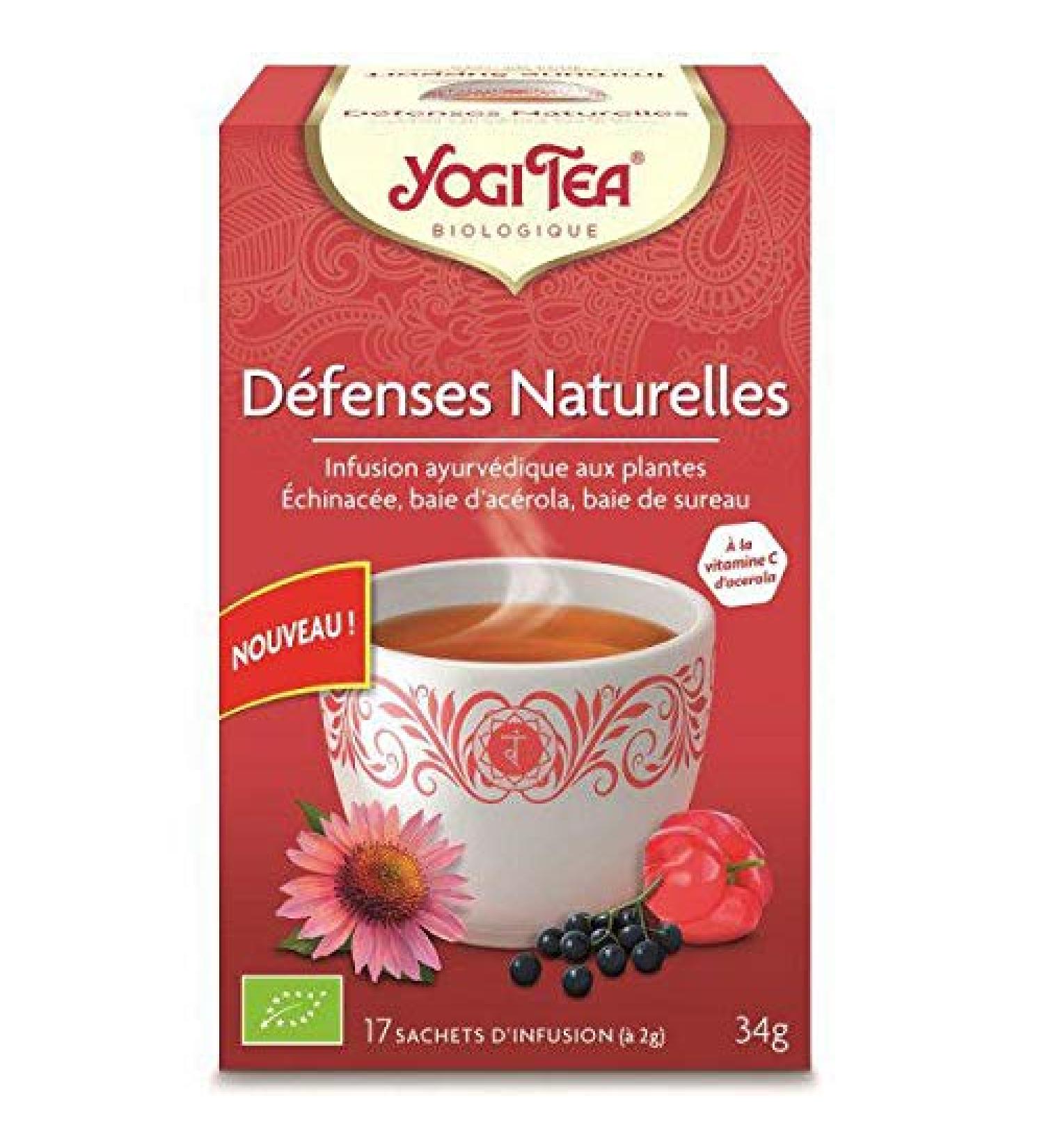 Yogi Tea Yogi Tea Natural Defense Herbal Infused Tea 17 Filter Bags 34g Pack of 3
