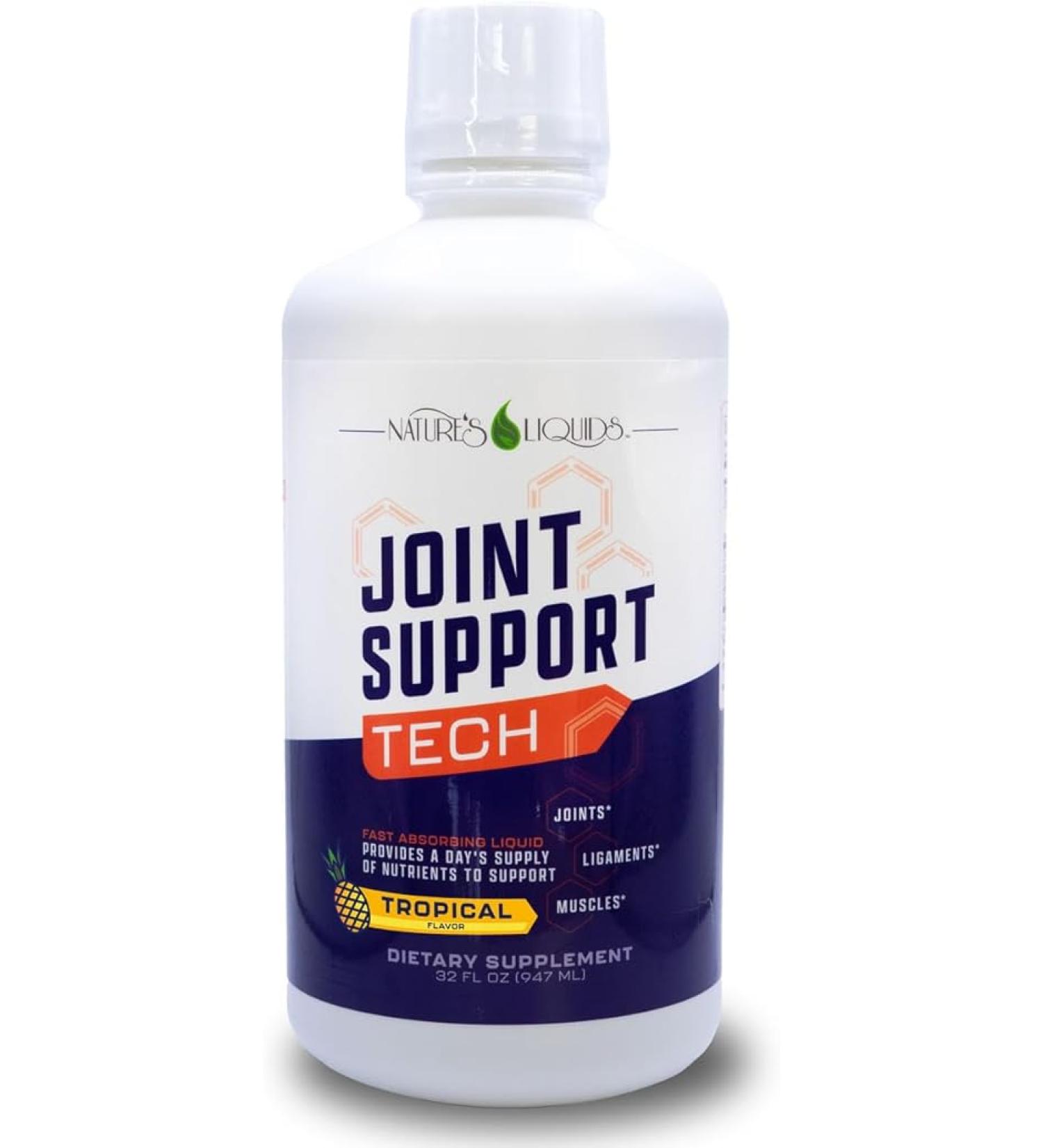 Nature's Liquids Glucosamine Chondroitin Liquid Supplement for Joint Support Tech 32 FL OZ - Buy Online on GoSupps.com
