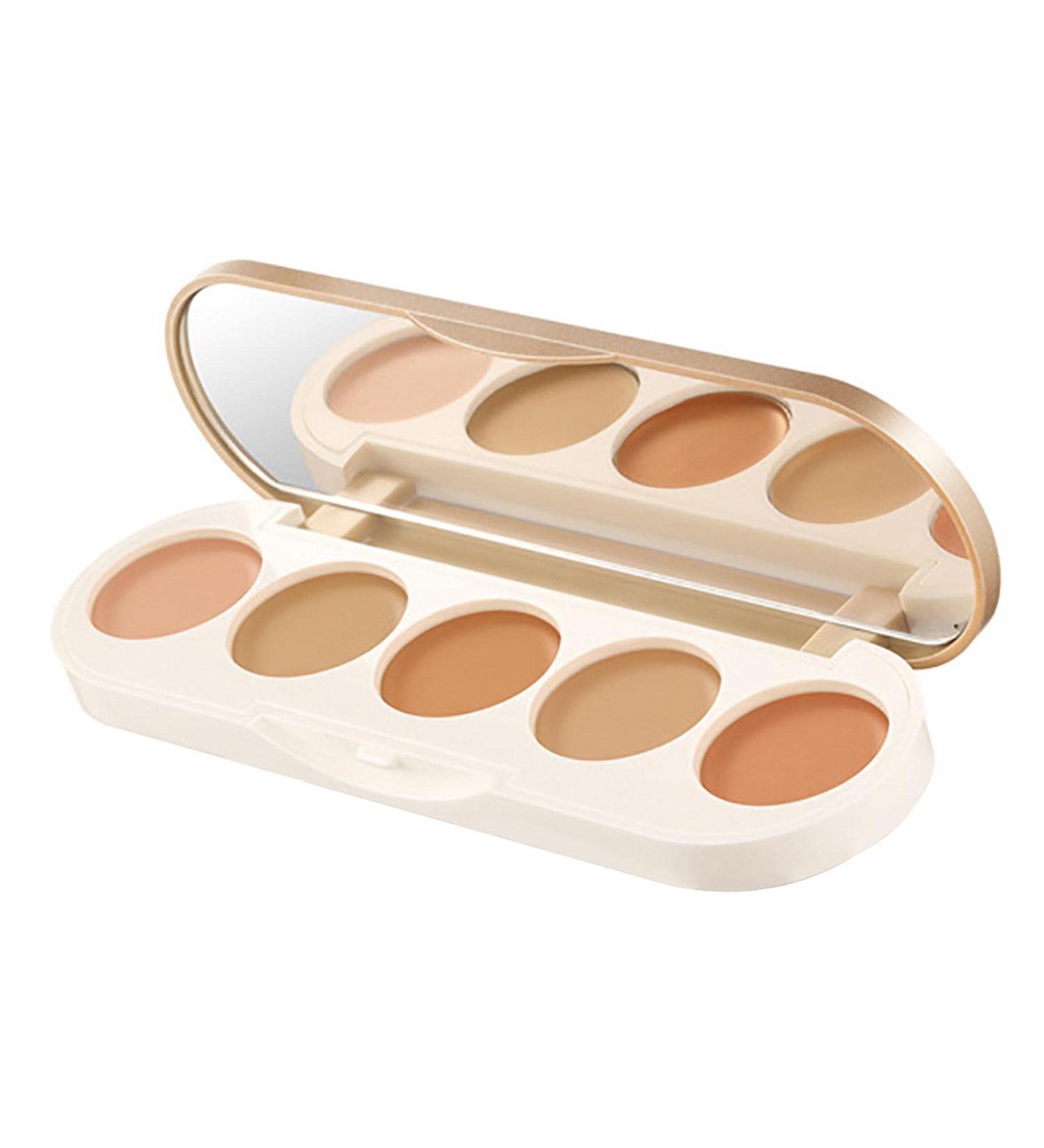 5 Colors Contouring Palette - Professional Highlighter & Blemish Makeup - Sleek Cosmetics for Flawless Foundation - Buy Online on GoSupps.com