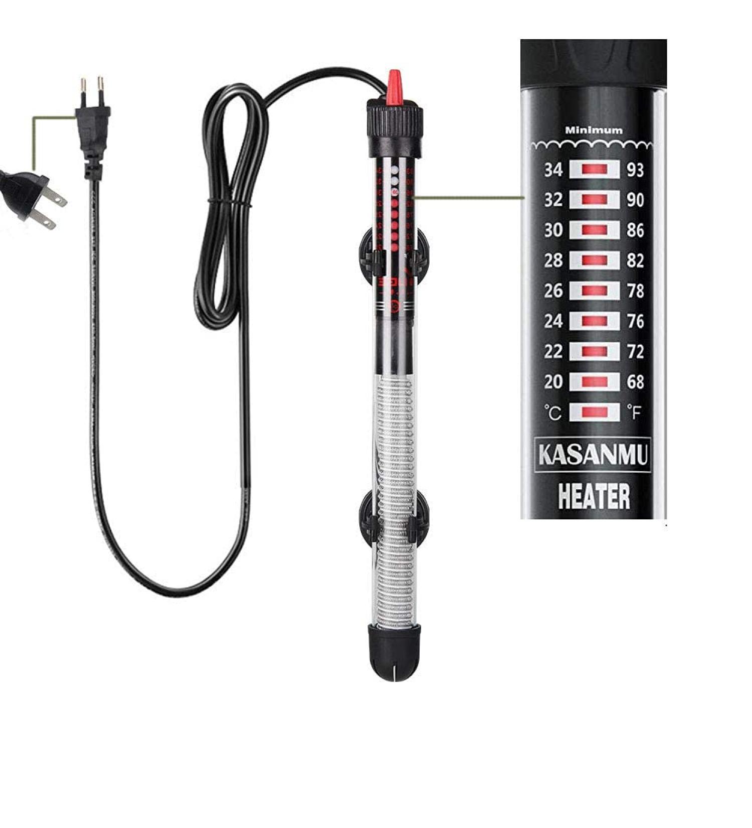MODUODUO Aquarium Heater Submersible betta fish Tank heater with Suction Cups Auto Thermostat Heater for Marine Saltwater and Freshwater (200W) - Buy Online on GoSupps.com