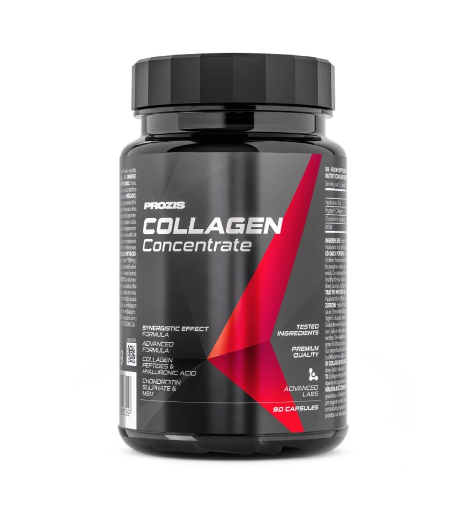 Prozis Collagen Concentrate 90 capsules collagen enhanced synergistic formula - Buy Online on GoSupps.com