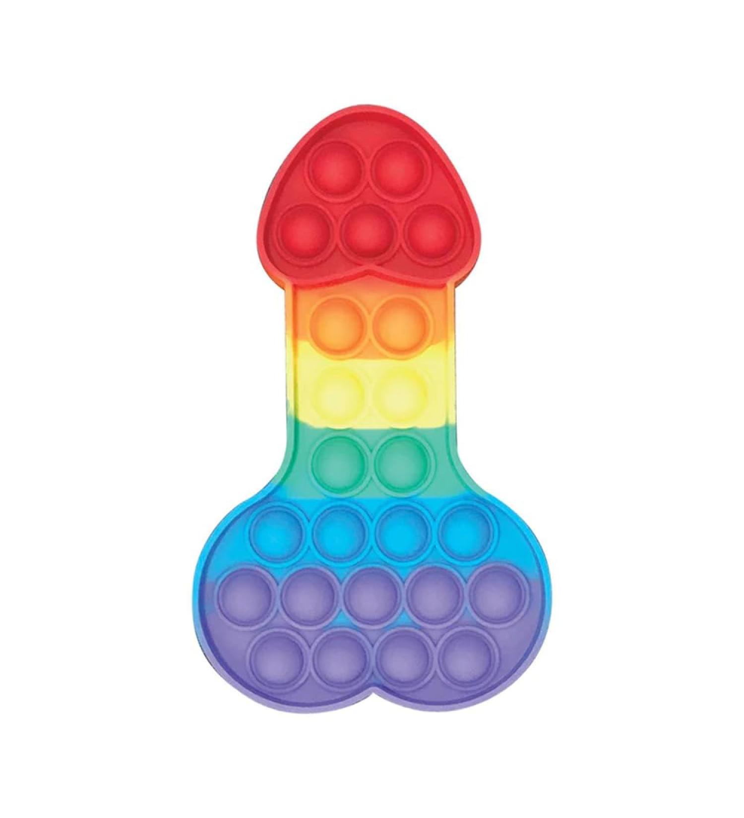 Kheper Games Penis Pop It Fidget Toy - Multi Color