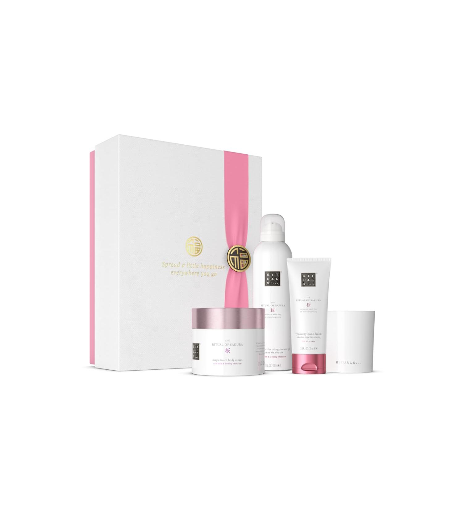 Rituals The Ritual of Sakura Gift Set | 4 Body Care Products with Rice Milk & Cherry Blossoms | Ideal International Shipping - Buy Online on GoSupps.com