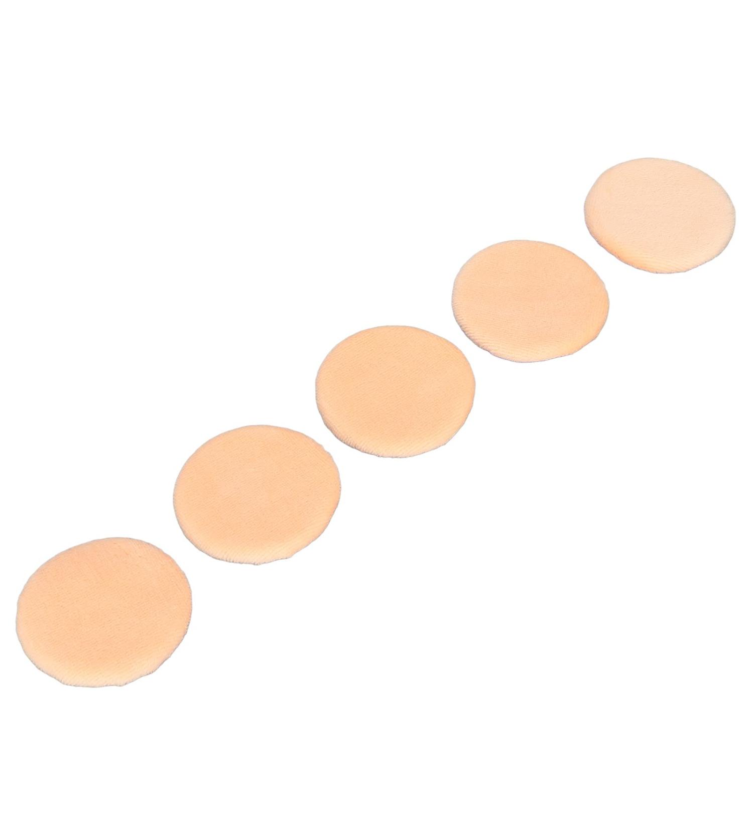ACOGEDO Soft Makeup Puff Set of 5 Soft Texture and Good Powder Hold Three Colors Available Washable Face Powder Plow for Cosmetics ORANGE Orange - Buy Online on GoSupps.com