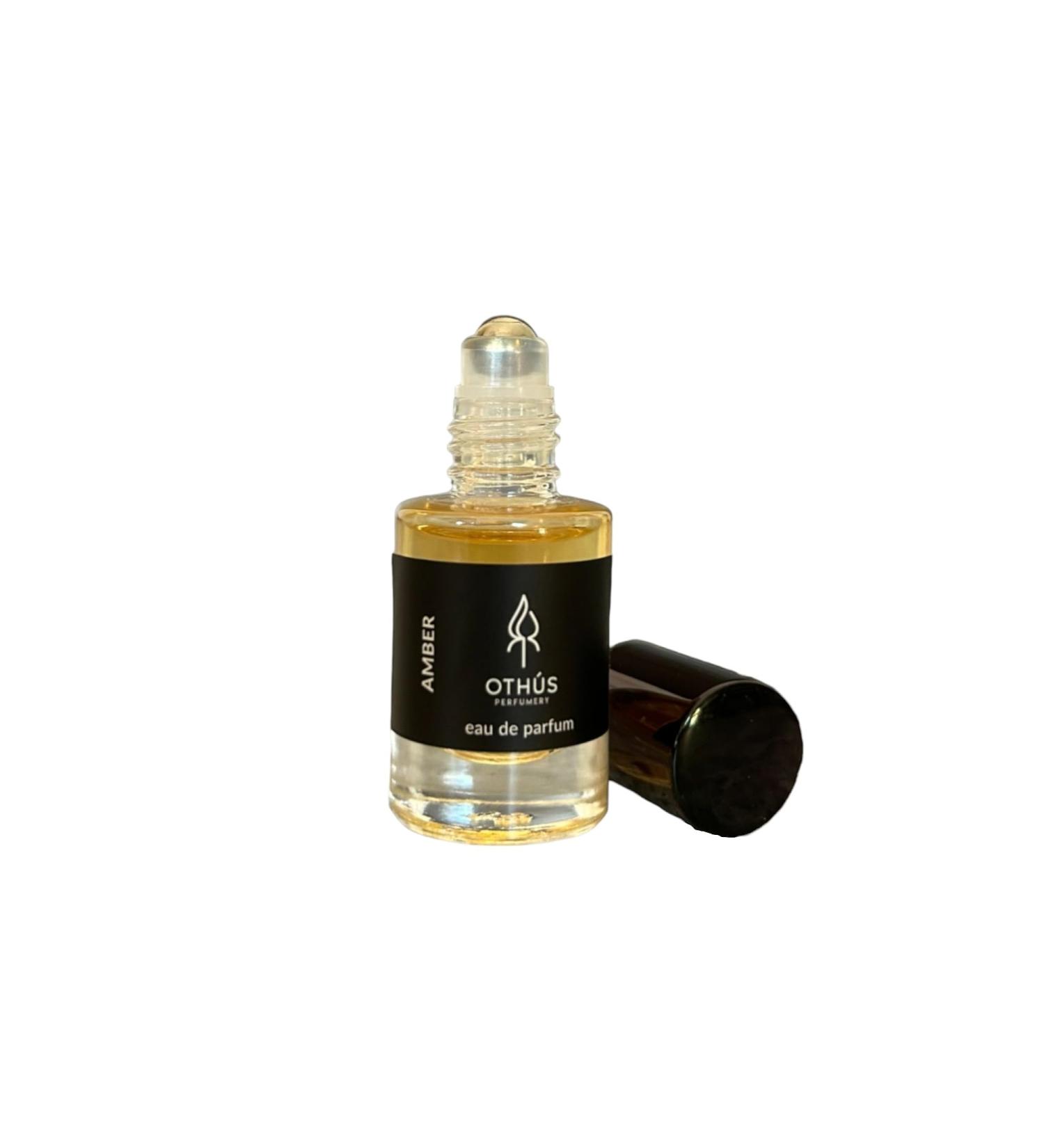 Amber Natural Perfume Rollerball 5 ml - Bitter Orange Nutmeg Black Spruce Carnation Tonka Bean Labdanum - Eau de Parfum - Buy Online on GoSupps.com