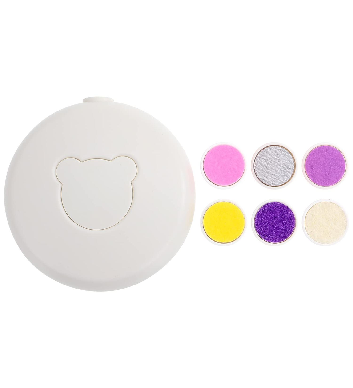 minkissy 1 Set Nail Baby Nail Trimming Tool Kids Nail Polishing Tool Nail Trimmers Electric Baby Nail Clippers Adults Nail Care Polishing Tool Abs White Replaceable Newborn Slicer White 7X7X3CM - Buy Online on GoSupps.com