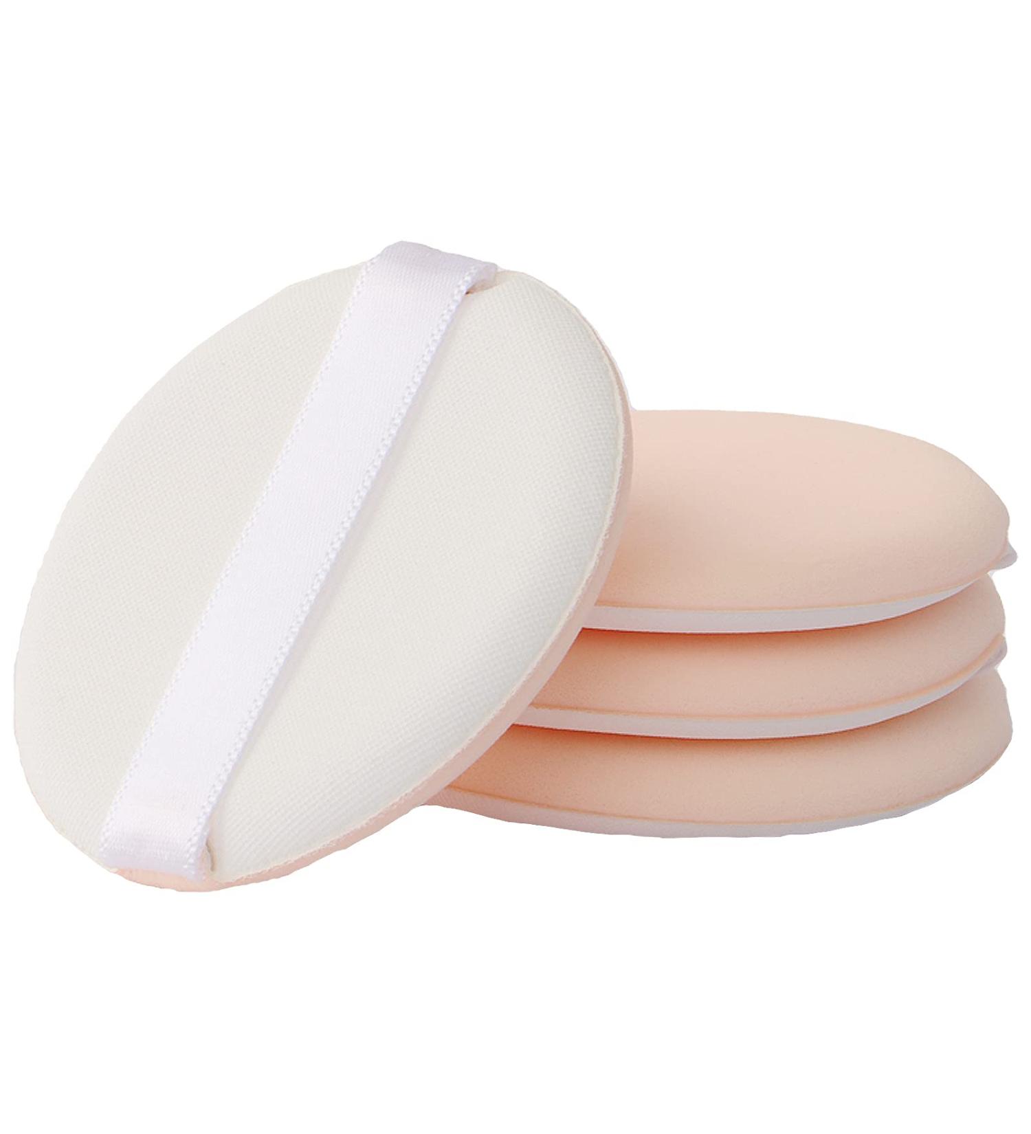 SUKE PuderCastes: 10-Pack Round Makeup Sponges for BB/CC Creams & Primers - Beige Powder Puffs for Flawless Application - Buy Online on GoSupps.com