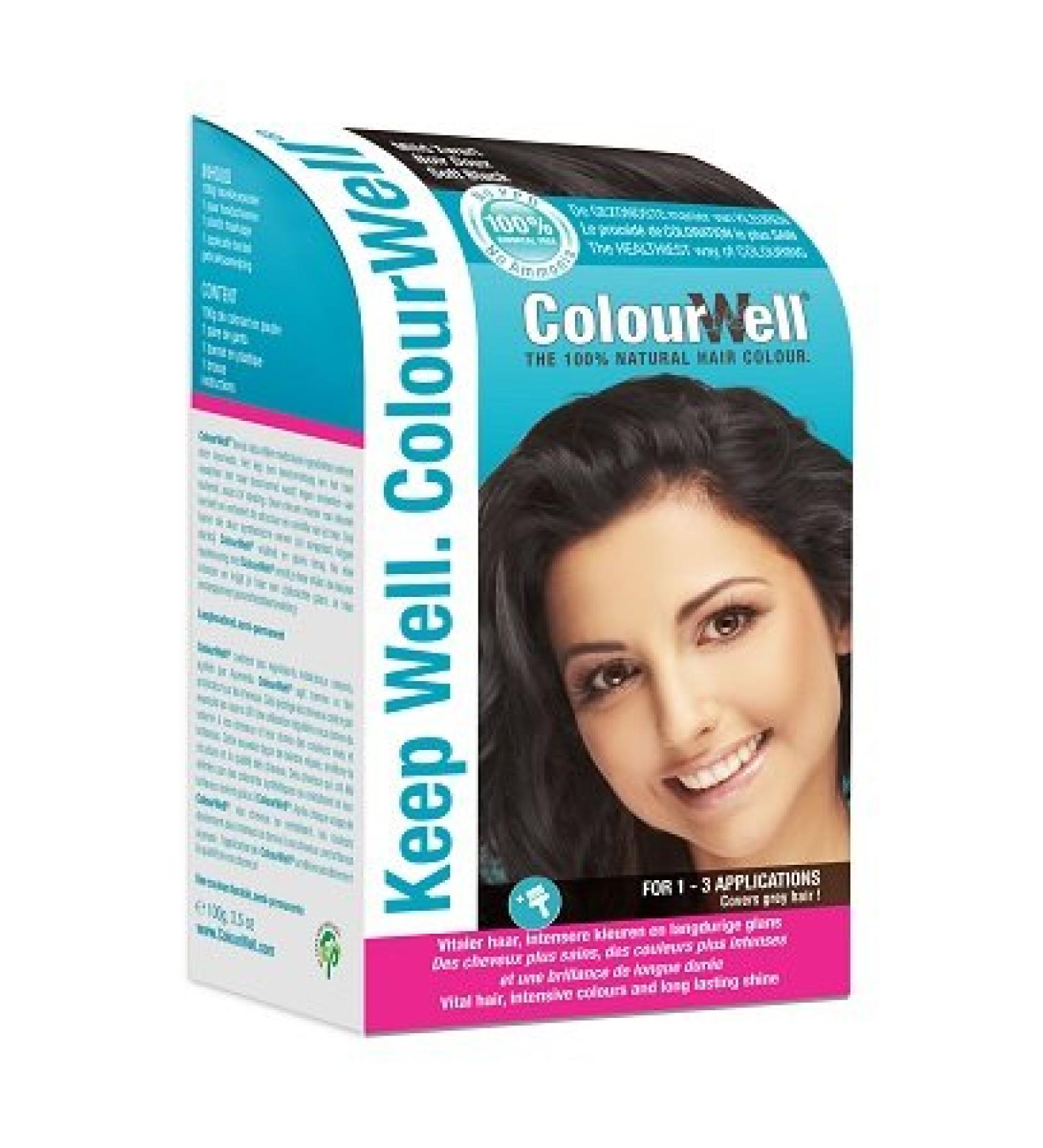 ColourWell 100% natural hair colour Mild Black