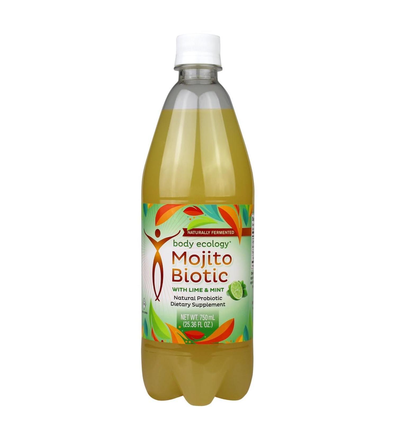 Body Ecology MojitoBiotic | Keto-Friendly Low-carb probiotic Beverage That May Help Curb Sugar Cravings. 25oz Bottle - Buy Online on GoSupps.com
