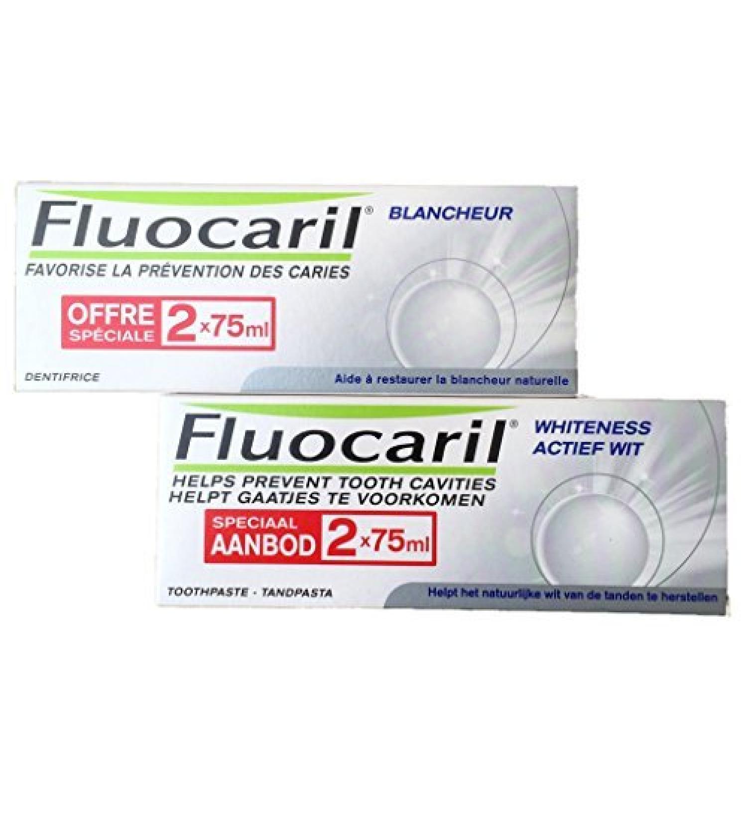 Buy Fluocaril Blancheur 4 x 75 ml - Effective Teeth Whitening Toothpaste for International Shipping - Buy Online on GoSupps.com