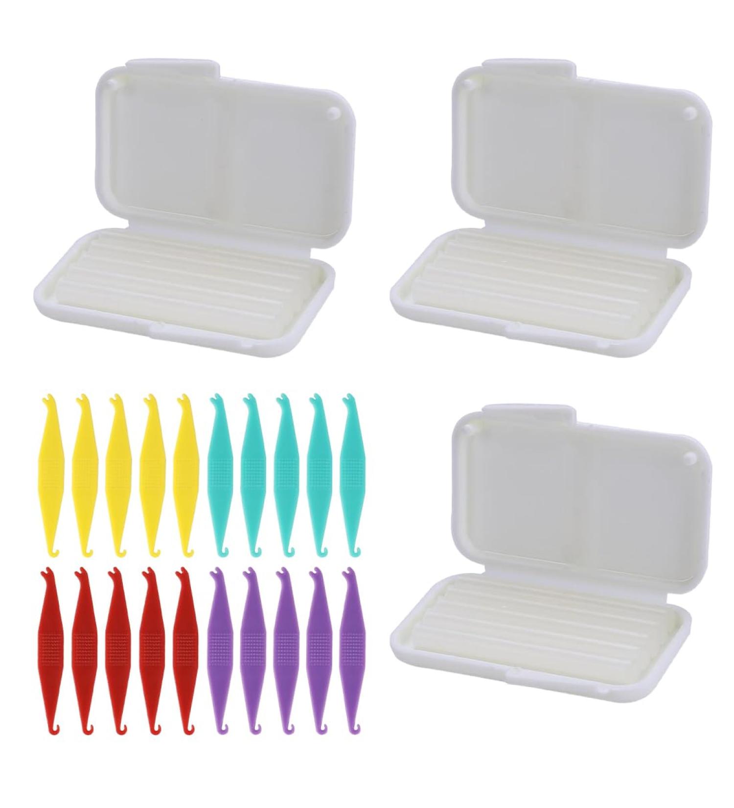 15 PCS Orthodontic Wax for Braces - Relieve Irritation & Pain | Includes 20 Tooth Elastic Inserts - Buy Online on GoSupps.com