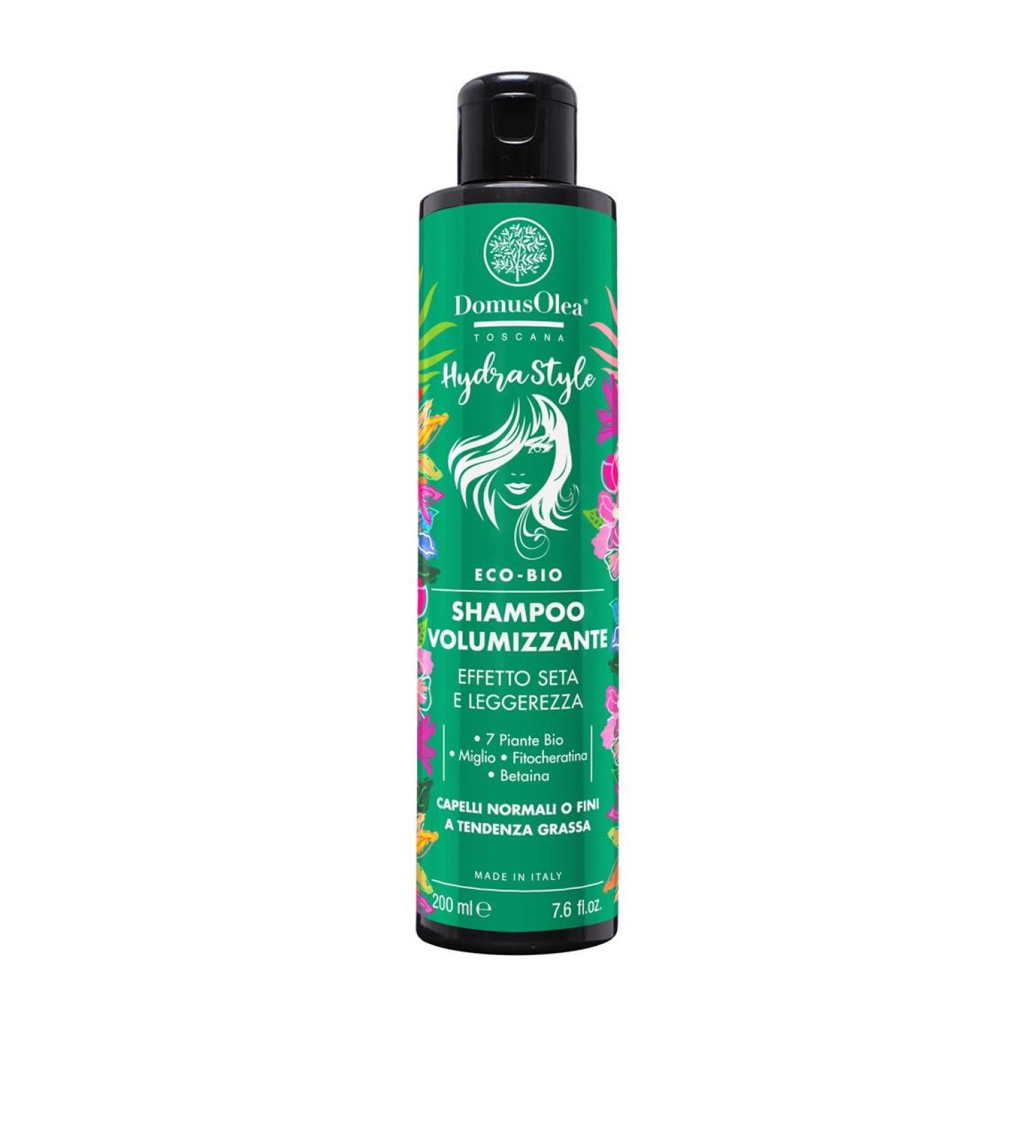 Domus Olea Toscana DOMUS OLEA TOSCANE Volumizing Shampoo Hydra Style Line 200 ml ECOBIO 100% vegan code 203