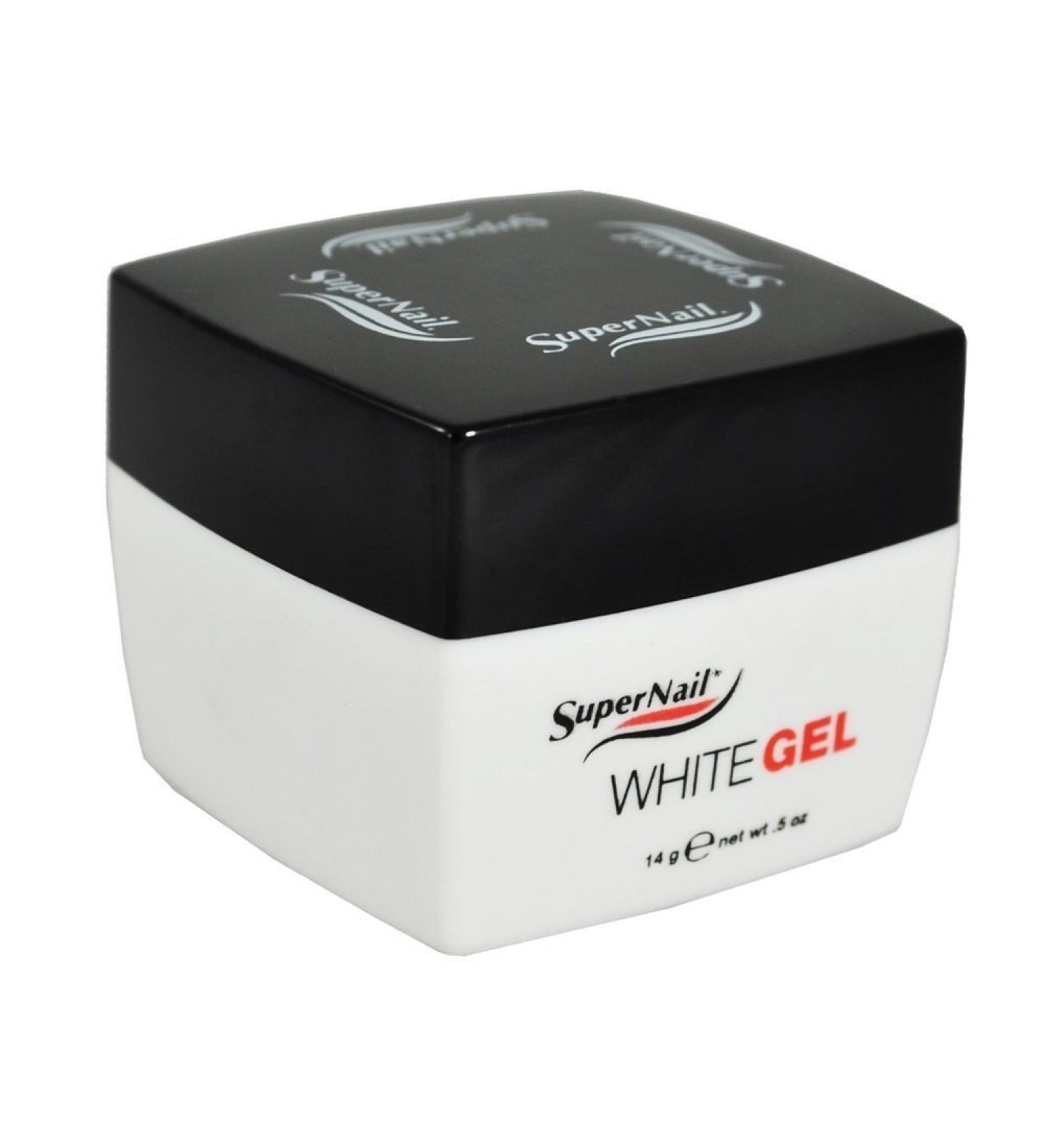 Supernail UV Gel - White - 0.5oz / 14g