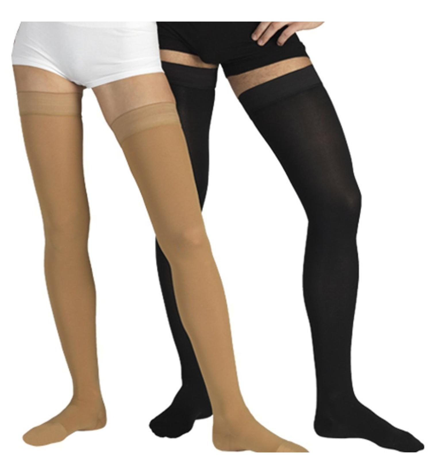 Tonus Elast Compression Stockings 23-32 mmHG for Men & Women | Medical Class II KKL 2 | Closed Toe with Silicone Band | L (158-170 cm) Beige - Buy Online on GoSupps.com