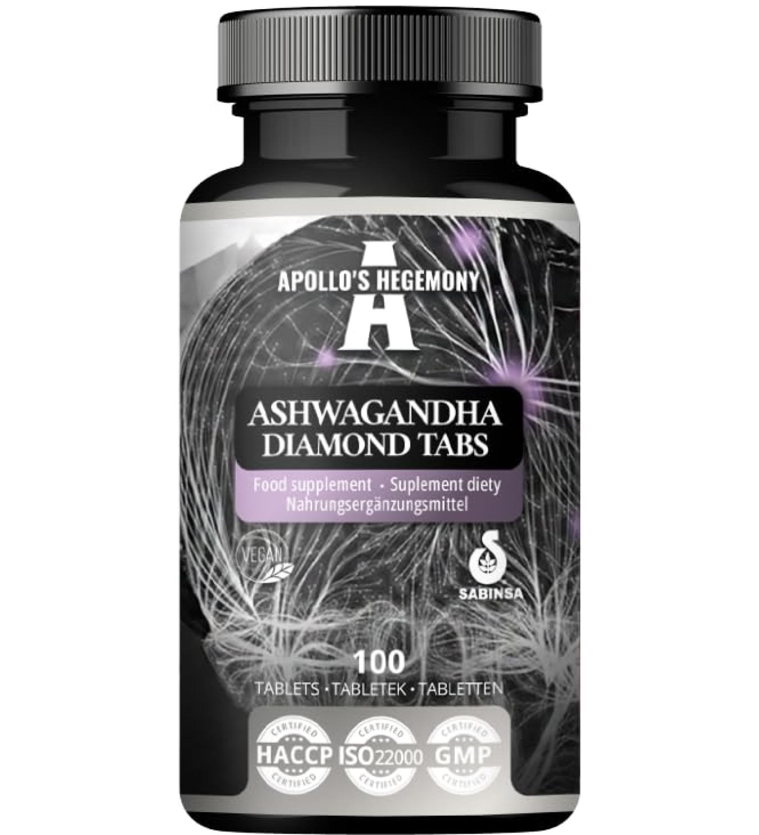 Extrait d'Ashwagandha 568 mg par comprim 100 comprim s v g taliens 400 portions par emballage l'extrait de Withania somnifera contient 7% de withanolide par Apollo's Hegemony - Buy Online on GoSupps.com