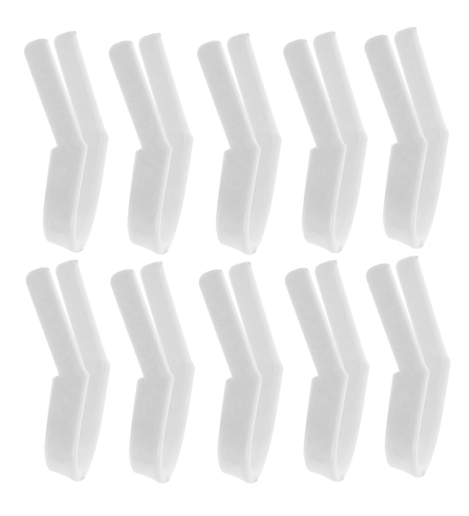 Homoyoyo 10 Pi ces Clips de Correcteur de Nez Plastique U-forme Accessoires de Remodelage Du Nez pour Redressement et Lifting Nasal Confortables et Stables - Buy Online on GoSupps.com
