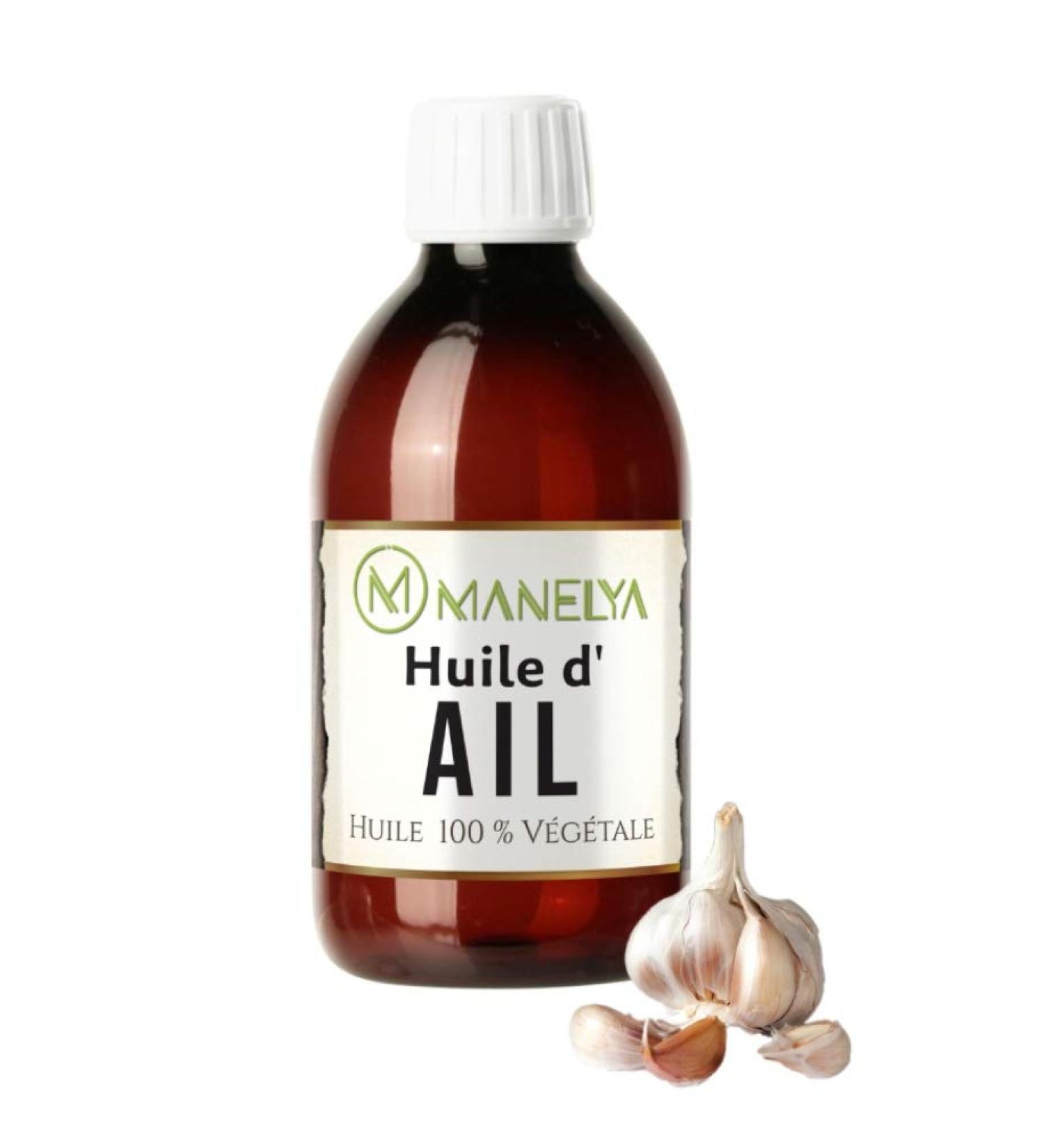 Manelya Natural Garlic Oil for Cosmetic Use - for hair and body - 100% natural - additive-free - 125 ml