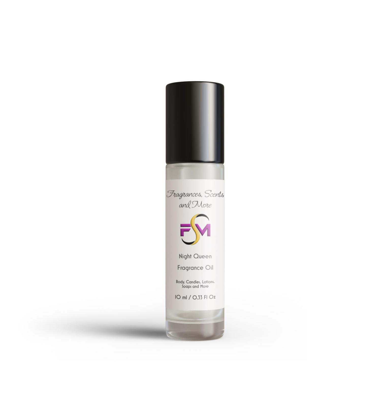 Night Queen Fragrance Oil - 0.33 Fl Oz Glass Roll On (10ml) 0.33 Fl Oz (Pack of 1) - Buy Online on GoSupps.com
