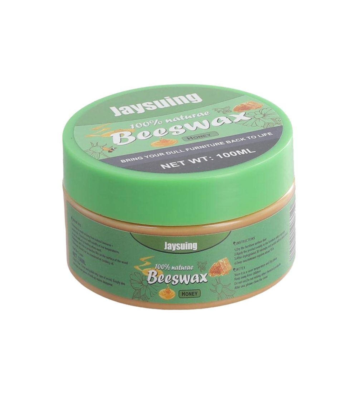 Beeswax Wood Cleaner and Protector Wax Leather Polishing Wax Woodworking Wax Beeswax Cream Beeswax for Furniture Polishing Repair Scratches - Buy Online on GoSupps.com