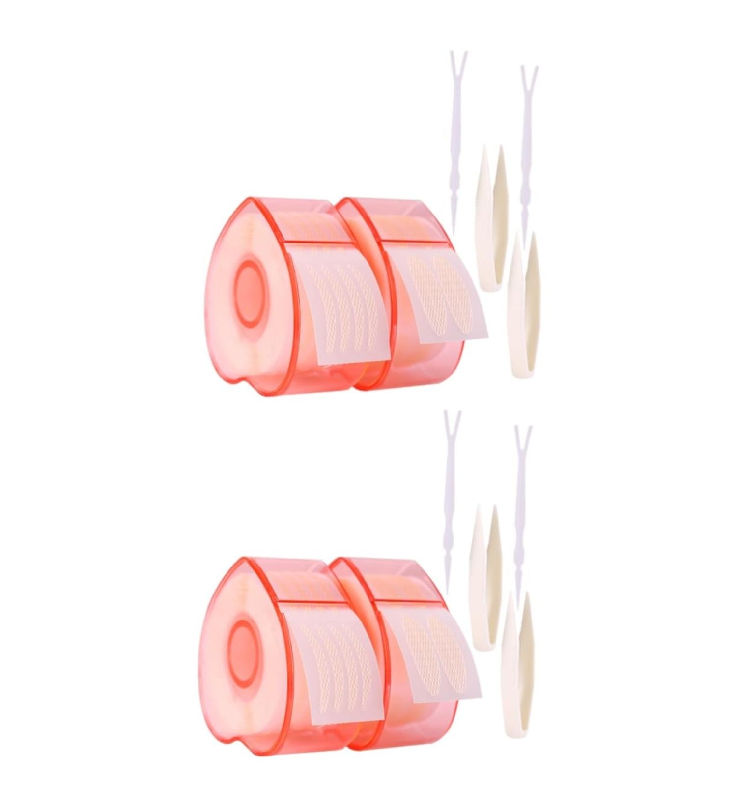 minkissy 4 Rolls Lace Double Eyelid Sticker Eyelid Strip Women Adhesive Double Eyelid Tape Double Double Eyelid Fiber Heart-shaped Lifting Belt - Buy Online on GoSupps.com