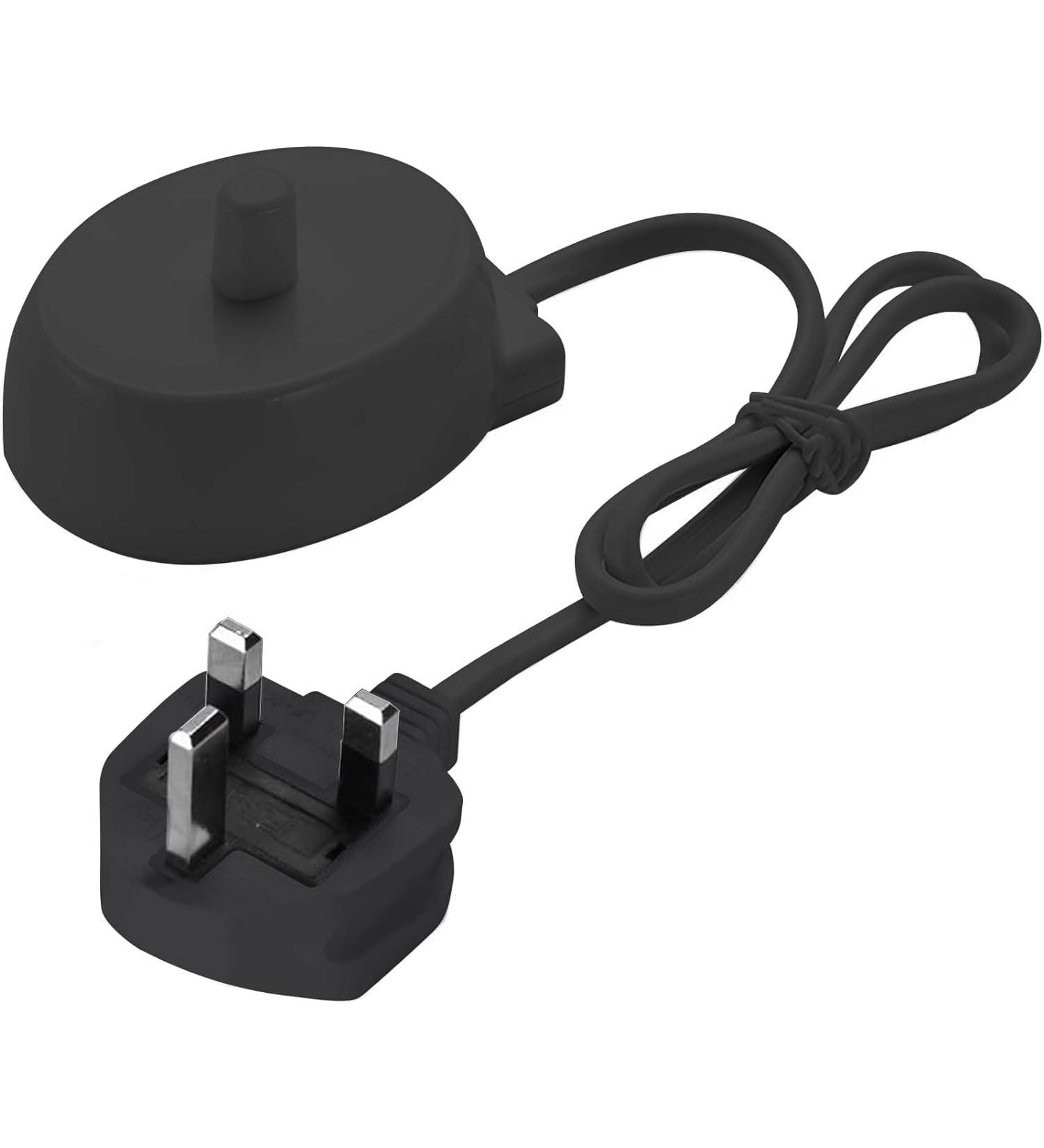 OrcoW Electric Toothbrush Charger Base for Oral B UK - Compatible with Braun Type 3757 - UK 3 Pin Plug - Inductive Charging Base for Travel - Buy Online on GoSupps.com