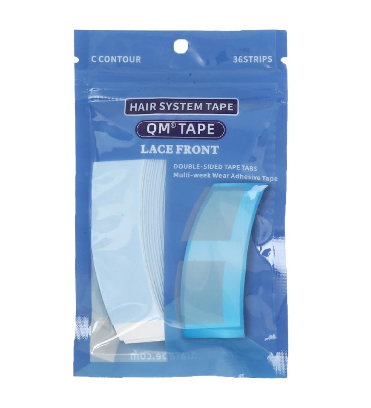 QM Full Lace Wig | Tape Lace Front Wig & Hair Topper | Double-Sided Tape Strips for Secure Wear - Buy Online on GoSupps.com