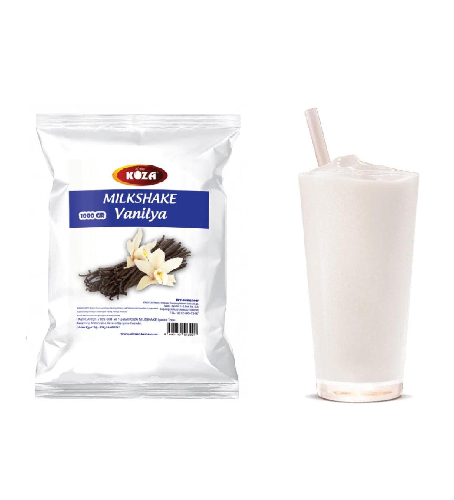 Koza Milk Shake Powder 1kg - Halal Vanilla Drink Mix for Milkshakes Cold Drinks & Milk Powder - Buy Online on GoSupps.com