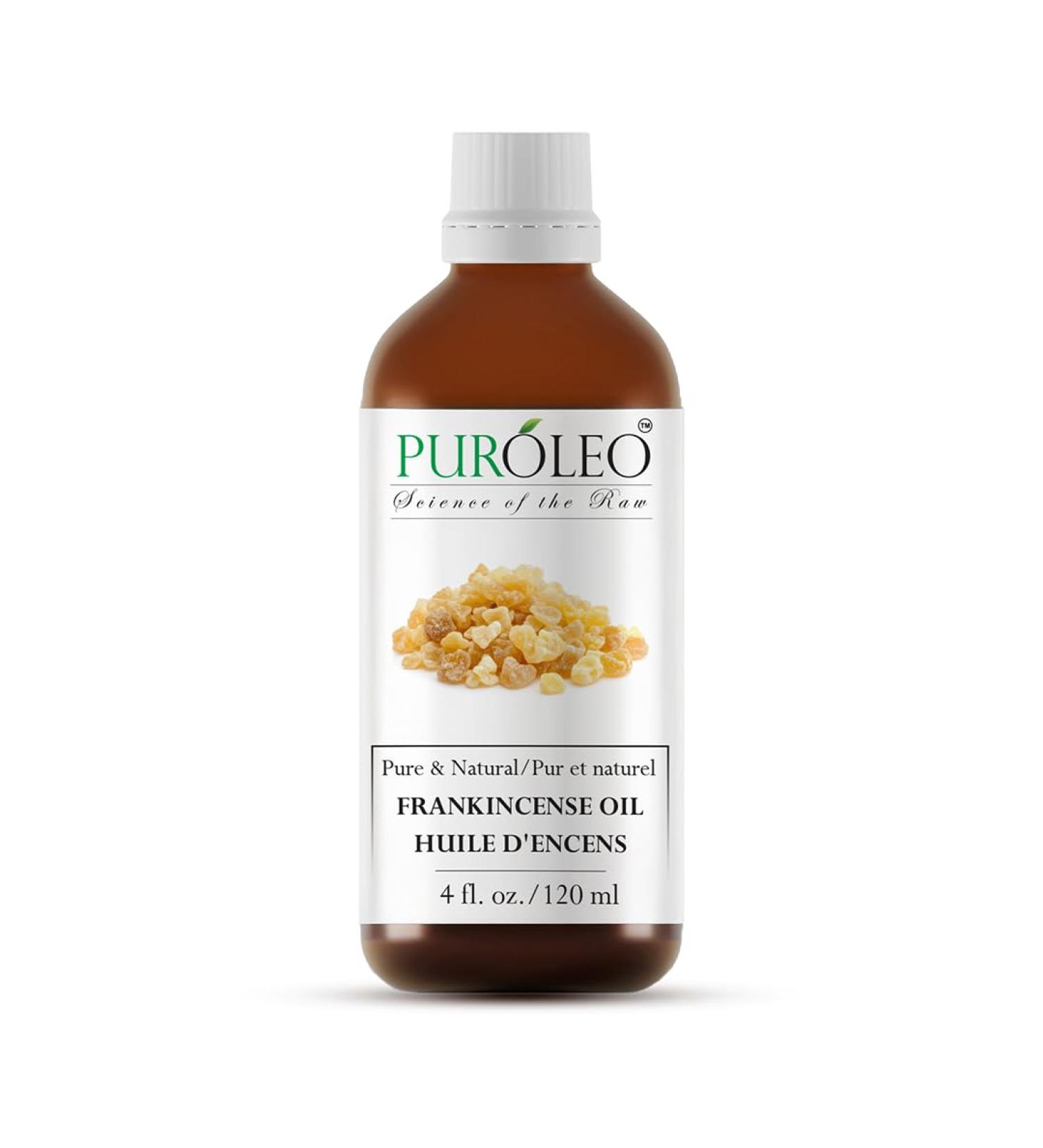 PUROLEO Frankincense Essential Oil 4 Fl Oz/120 ML (Packed in Canada) 100% Pure Natural Undiluted for Aromatherapy Perfume for Women Fragrance Massage Essential Oil for diffusers Aromatherapy Frankincense 8 Fl Oz (Pack  - Buy Online on GoSupps.com