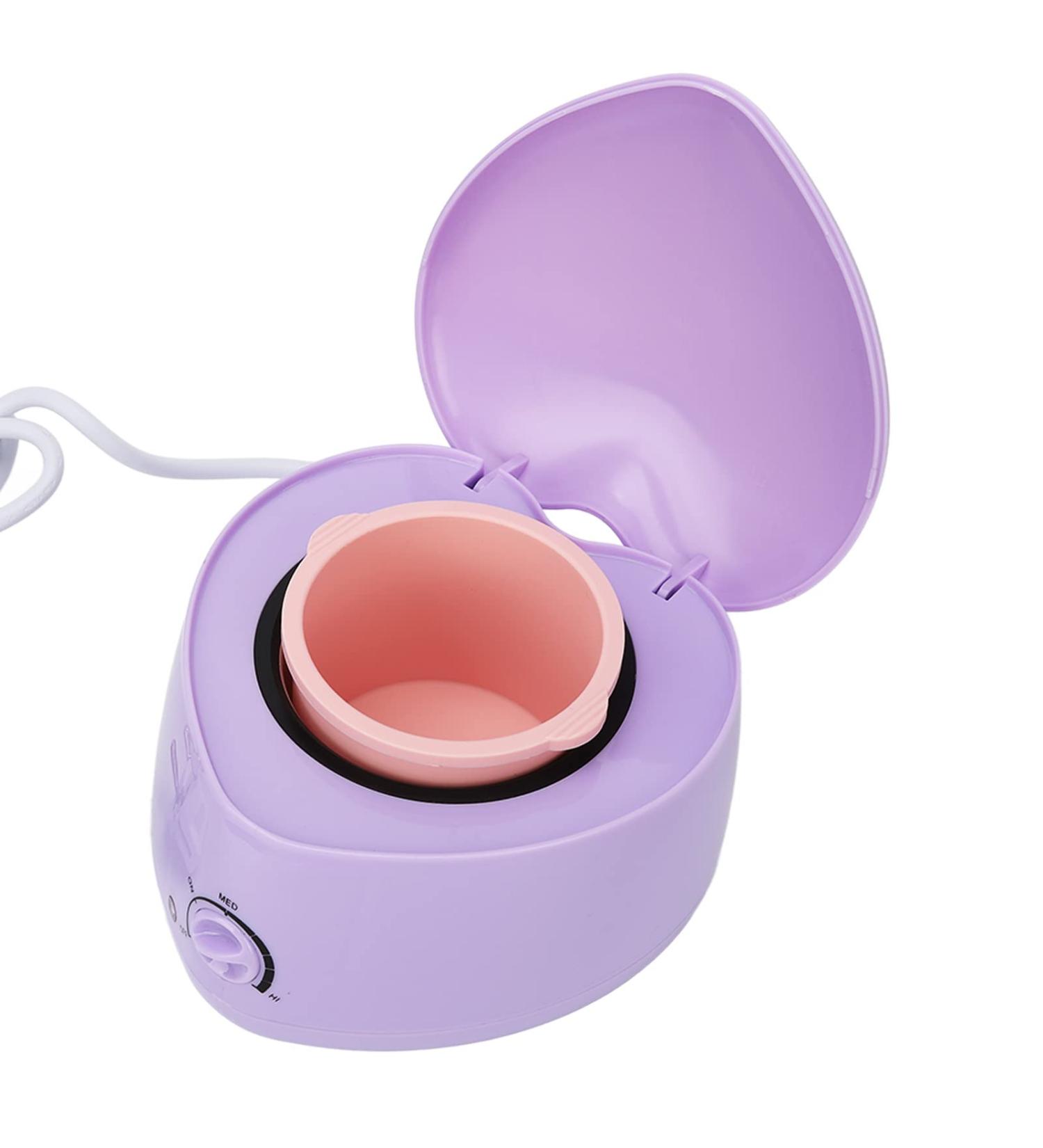 Mini Heart-Shaped Wax Warmer | Easy-to-Clean Silicone Pot | Ideal for Beauty Salons | International Shipping Available - Buy Online on GoSupps.com