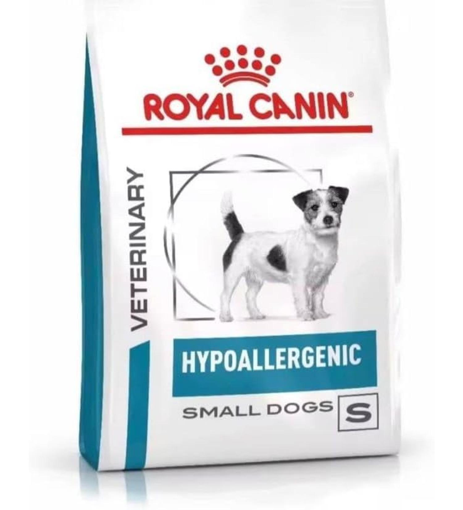 Royal Canin Veterinary Hypoallergenic Small Dogs 3.5 kg - Diet All-in Feed for Adult Dogs to Reduce Nutrient Intolerance - Buy Online on GoSupps.com
