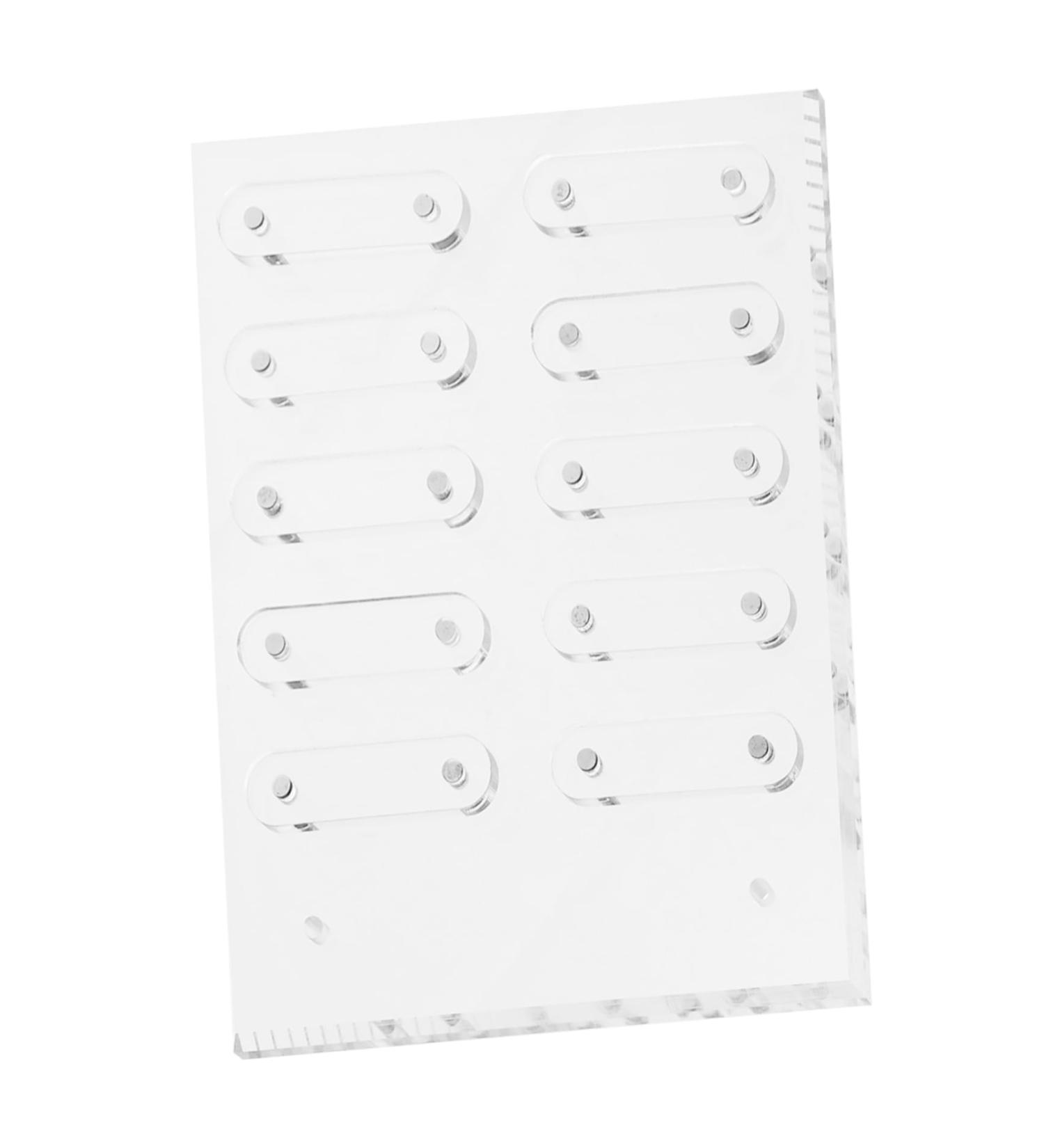 minkissy 1 Set Nail Display Board Nail Color Cards Nail Display Polish Board Salon Nail Color Board Diy Nail Practice Acrylic Display Risers Nail Art Display Tool Work Dropshipping 20x16cm Transparent 1 - Buy Online on GoSupps.com