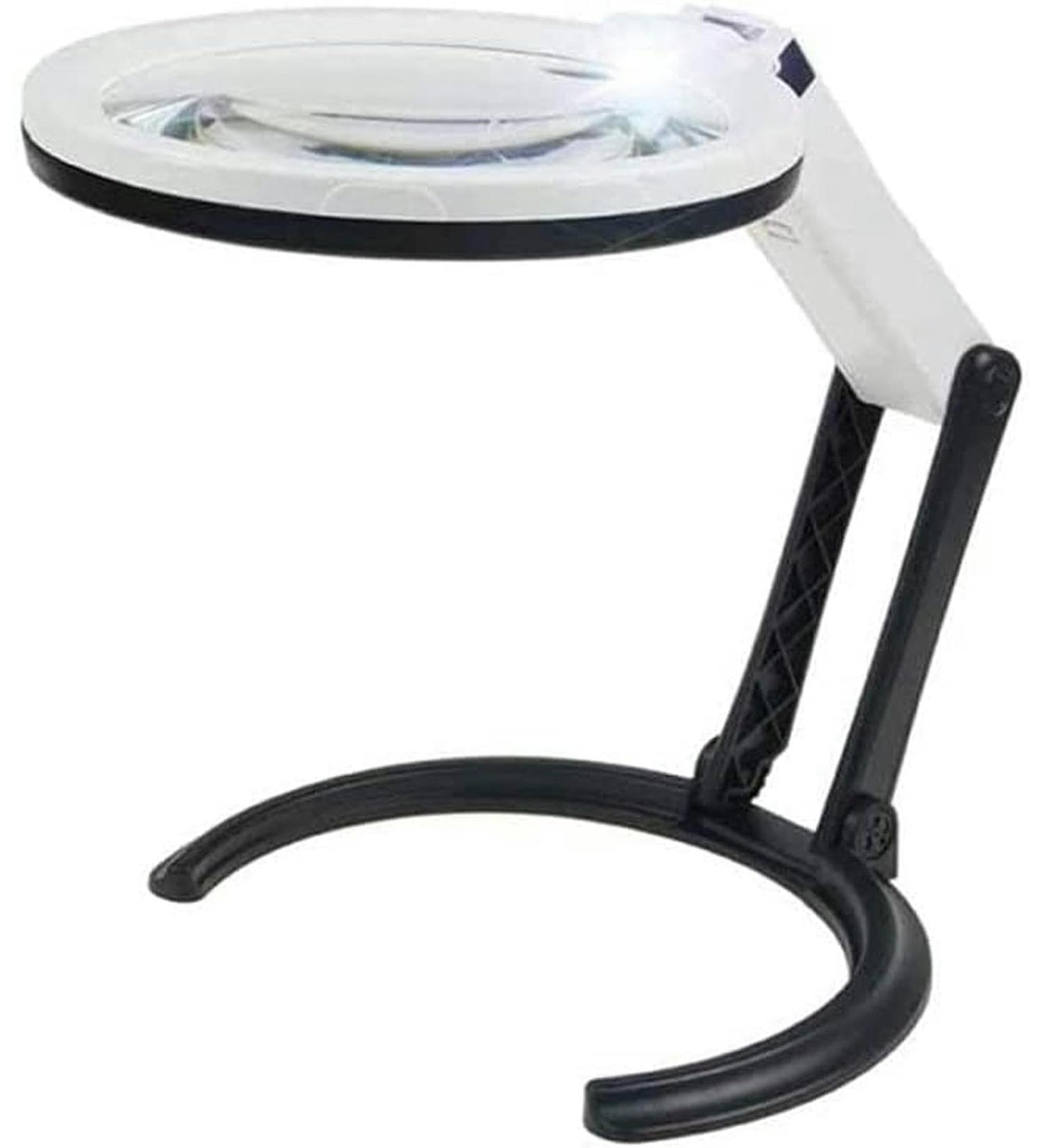 Portable Illuminated Magnifiers Desktop LED Light Hand Held Foldable with Lens Reading Hobbies Maps Crafts Full of Stars - Buy Online on GoSupps.com