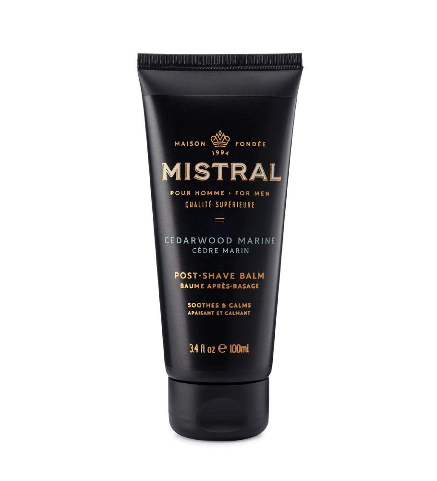 Mistral After Shave Soothing Balm Cedarwood Marine Cedarwood Marine 3.4 Fl Oz
