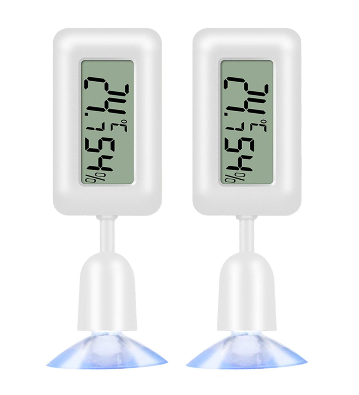Buy lxuebaix 2pcs Mini Digital Hygrometer Thermometer | Accurate Vivarium & Incubator Monitoring - International Shipping - Buy Online on GoSupps.com