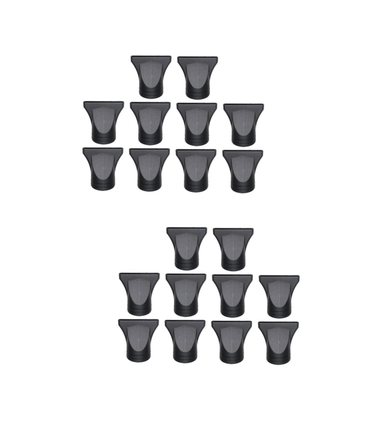 Hair Dryer Attachment 20 Pcs Hair Dryer Nozzle Pp Black Tuyere Small Hair Dryer Attachment 8x7.5cmx2pcs Blackx2pcs - Buy Online on GoSupps.com