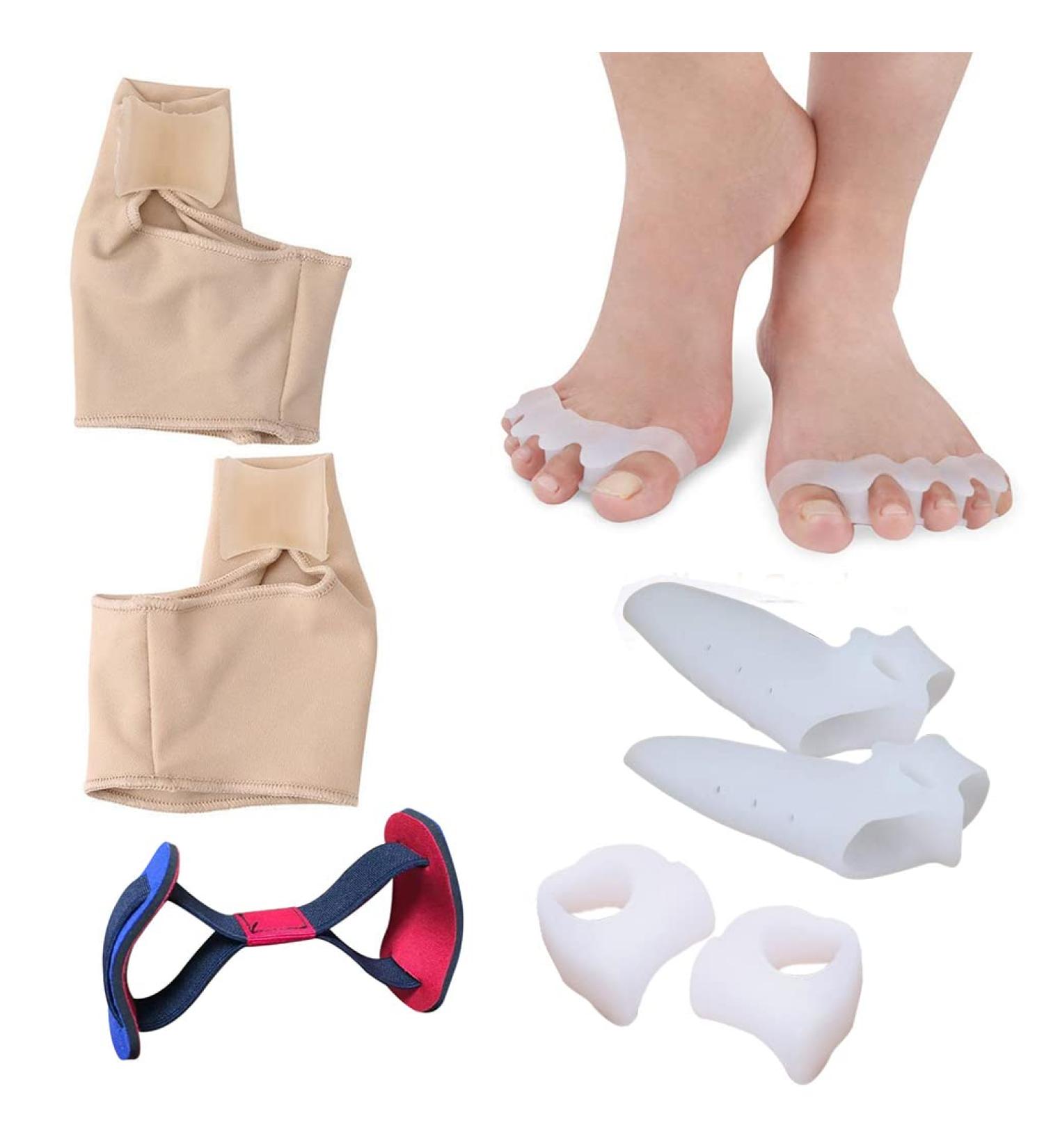 9 PCS Gel Toe Separators & Straighteners for Bunions & Foot Pain Relief - Buy Online on GoSupps.com