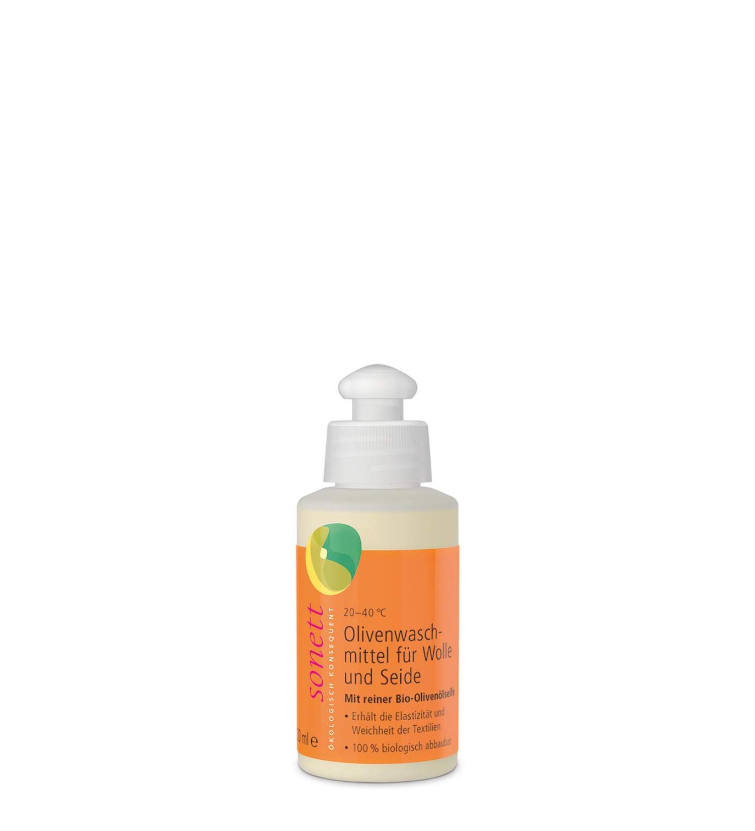Sonett Olive Detergent for Wool & Silk - 120 ml | Eco-Friendly Laundry Care - Buy Online on GoSupps.com