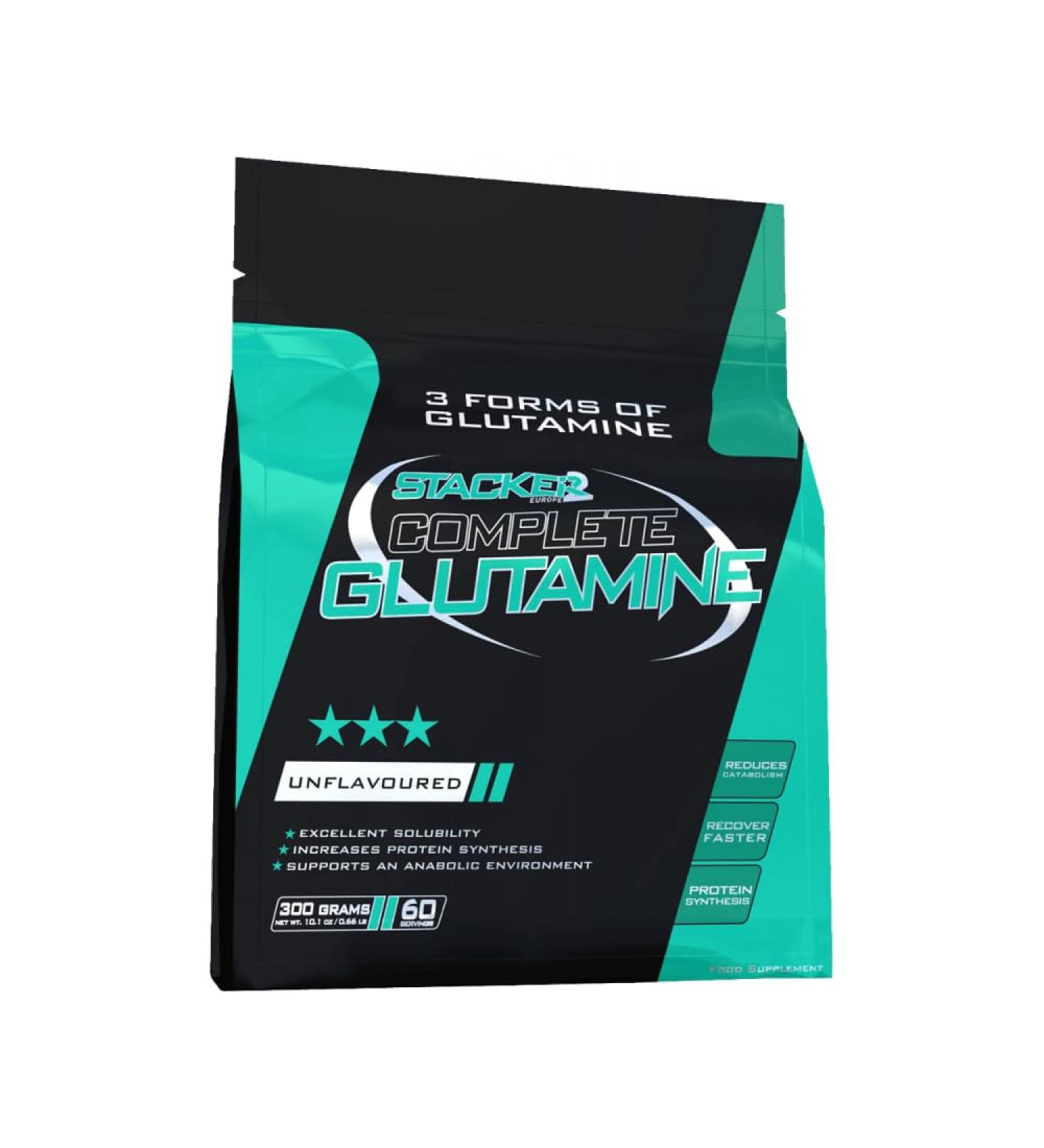 Stacker2 Complete Glutamine | Muscle Building Protein Supplement 300g | Enhance Recovery & Performance - Buy Online on GoSupps.com