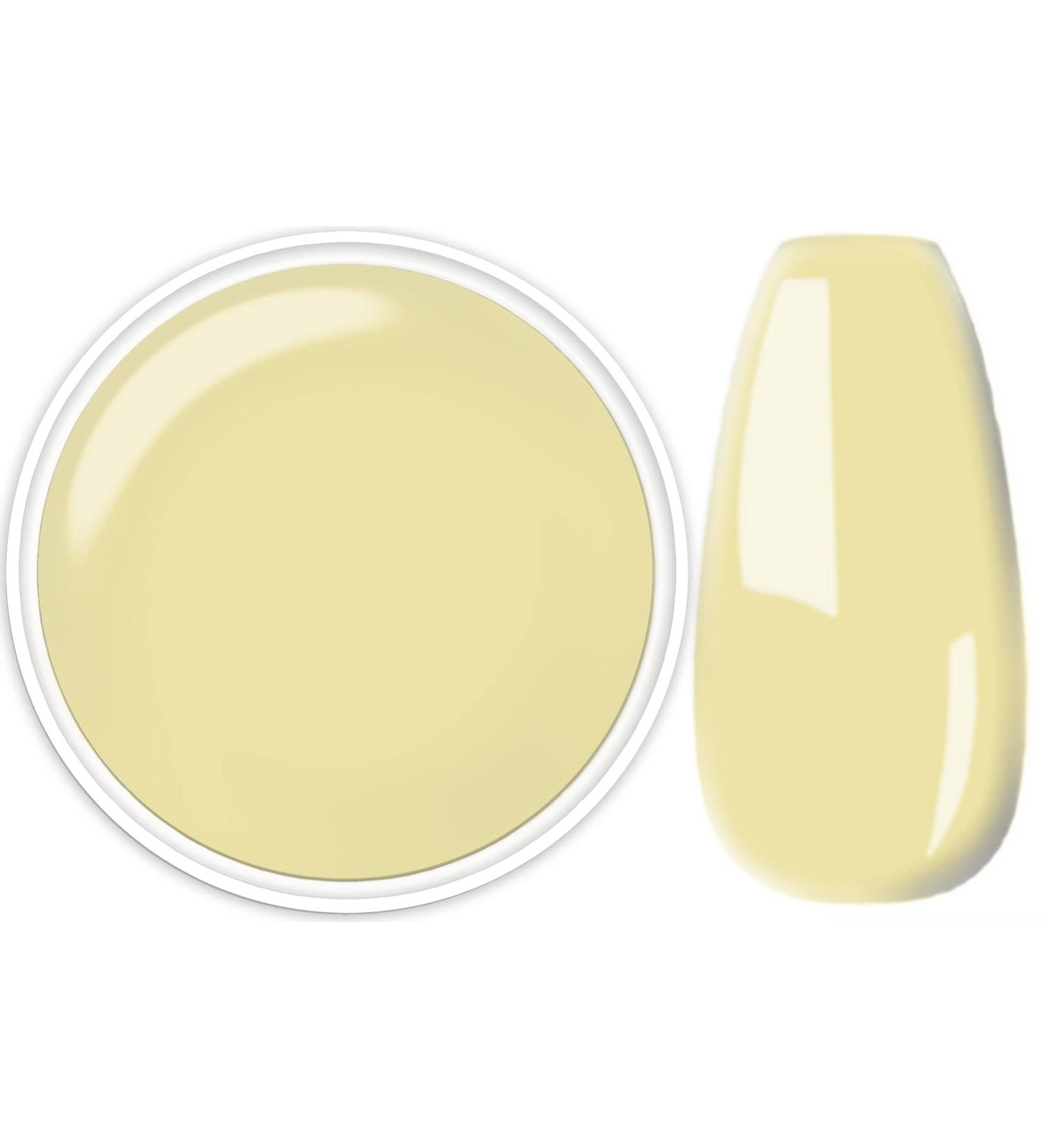 N+M SUPREME color gel 5g "CREAMY-YELLOW PASTEL SPRING 2022" Opaque no stirring can be mixed with each other. UV CCFL and LED