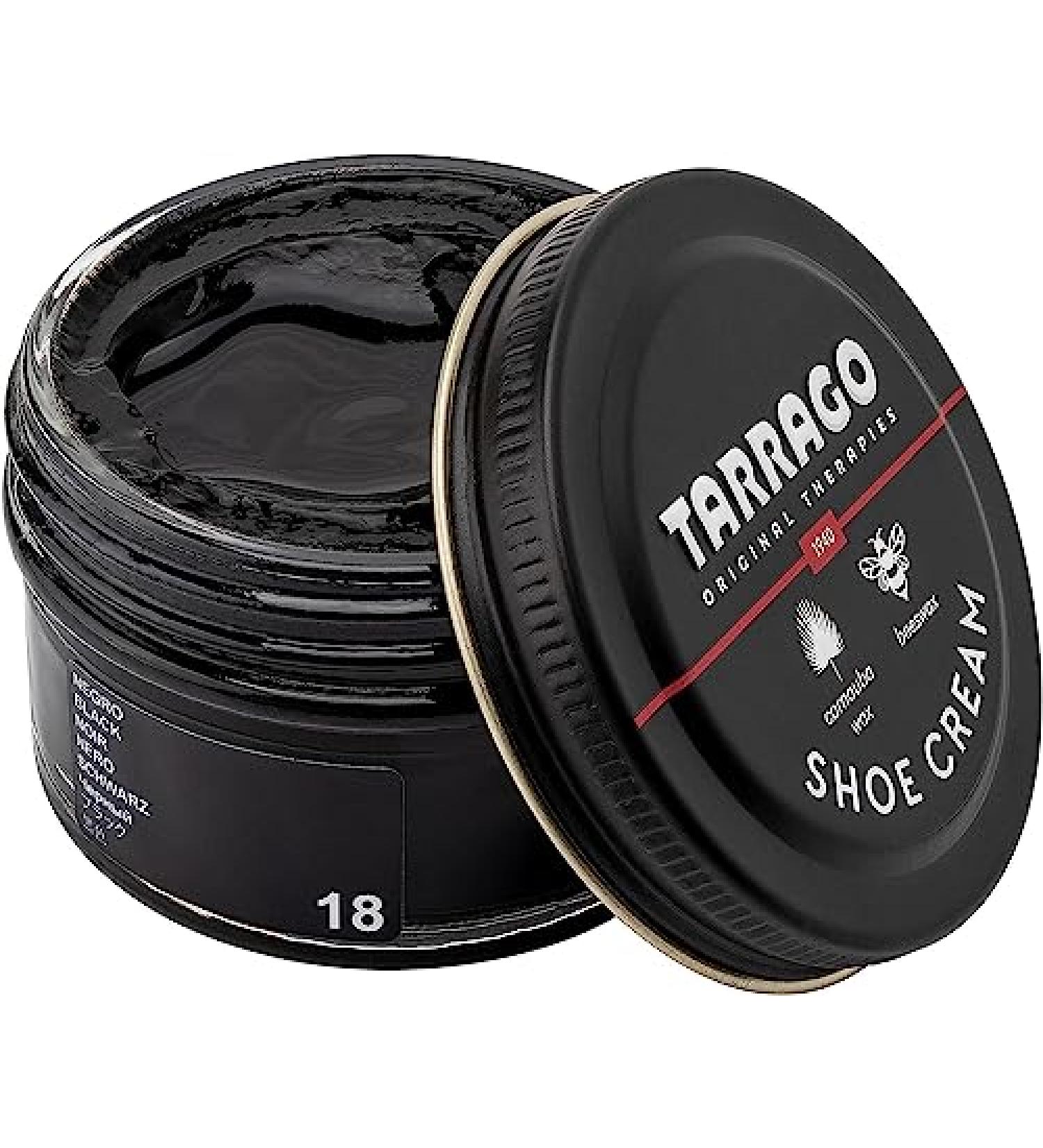 Shoe Cream 50 ml - Nourishing Polishing & Protective for Leather Shoes & Accessories - Black (18) - Buy Online on GoSupps.com