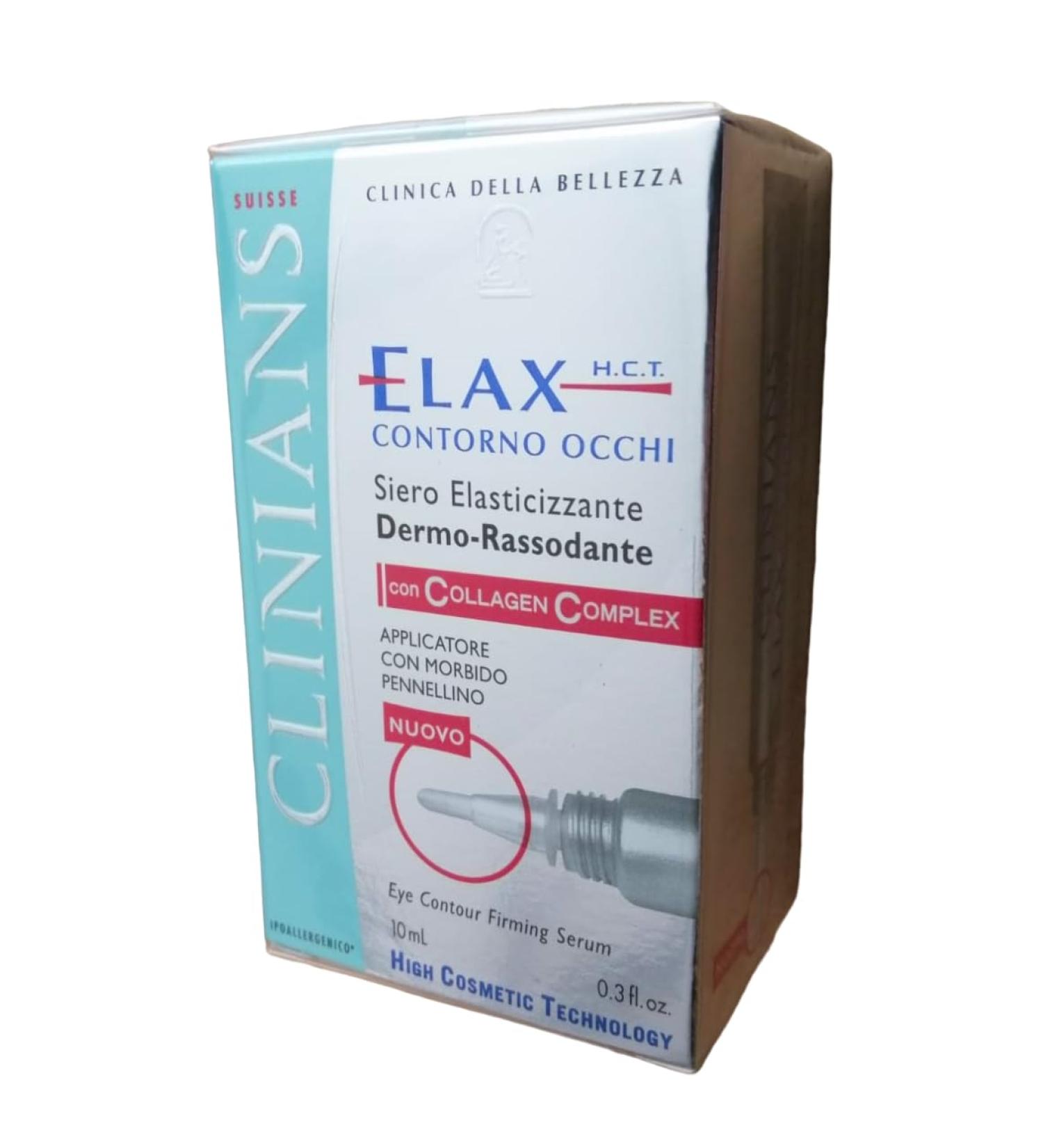 Clinians Suisse Elax HCT Collagen Eye Contour Firming Serum - Anti-Aging Skincare from Italy 0.3 Oz - Buy Internationally - Buy Online on GoSupps.com