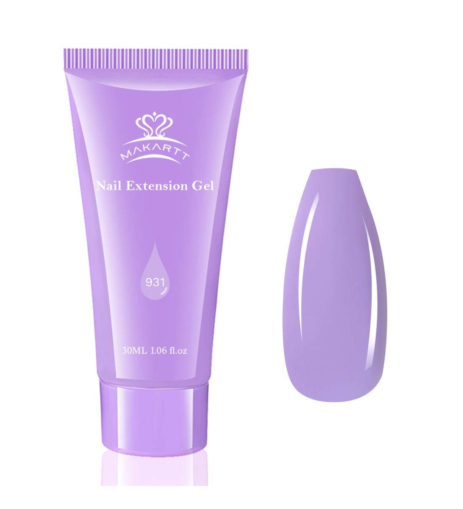 Makartt Poly Nail Gel 30ML - Builder Gel for Nail Extensions DIY Salon Art - Lavender | International Shipping Available - Buy Online on GoSupps.com