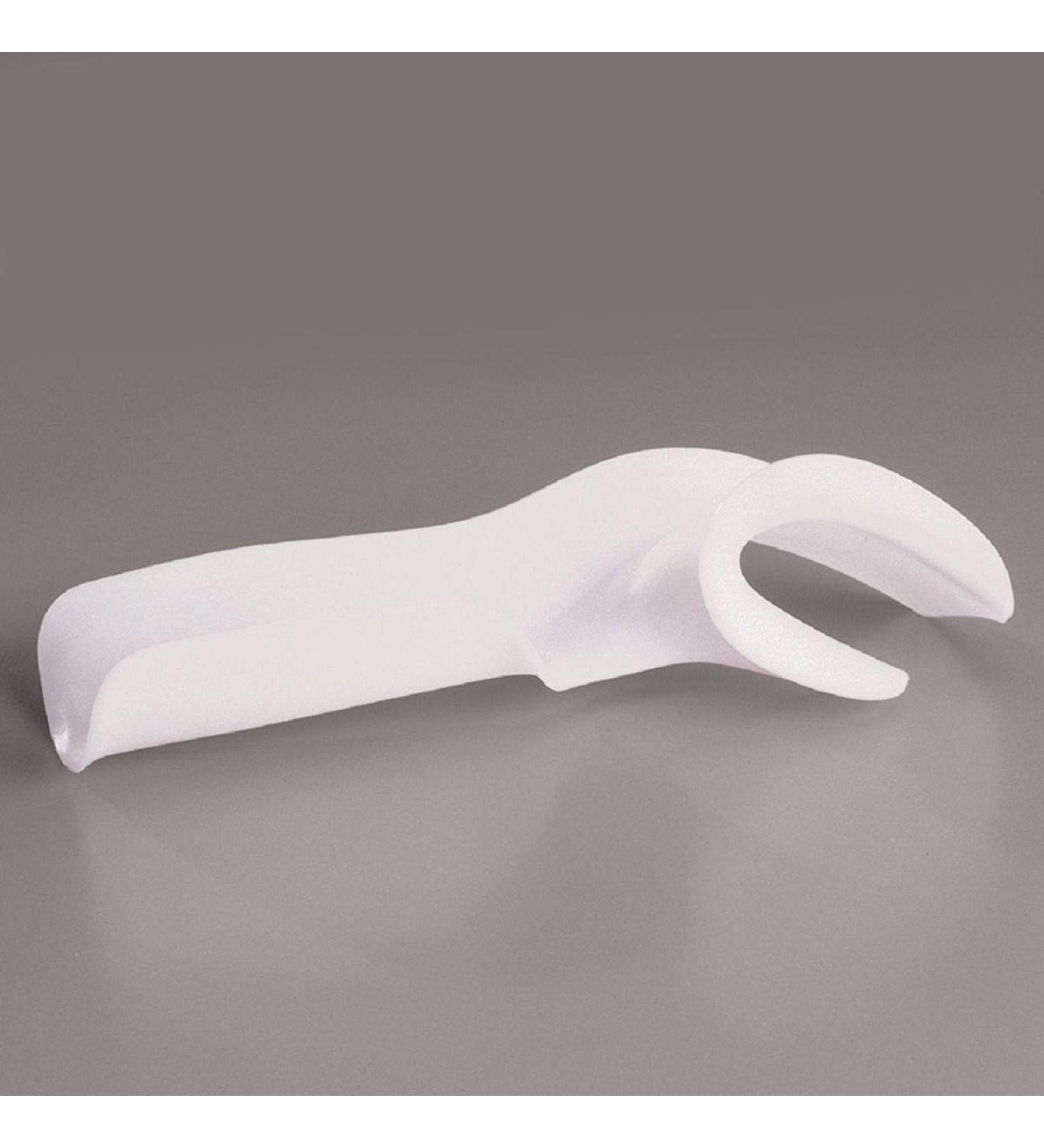 Rolyan Aquaplast Functional Position Splint Right Small White Solid Pre-Formed Custom Supportive Positioning Splint Reheat Remold Reshape Use After Stroke Disabled Injury