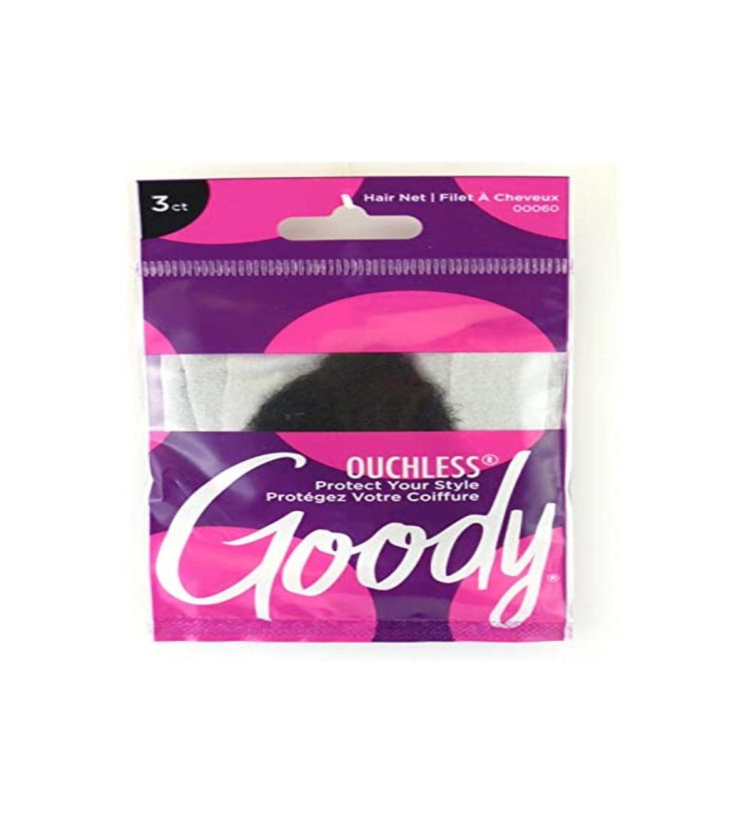 GOODY Styling Essentials Hair Net Black 3 Count