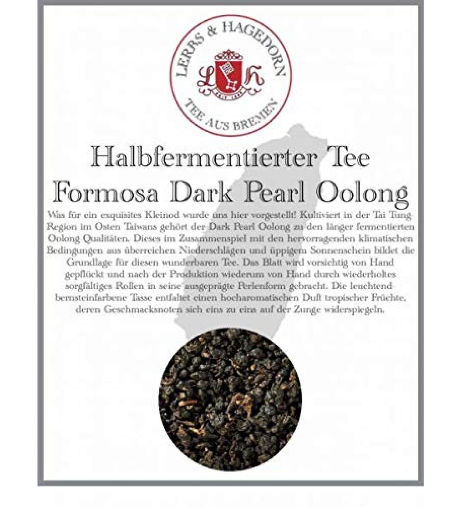  Lerbs & Hagedorn Formosa Dark Pearl Oolong 1 kg - Buy Online on GoSupps.com